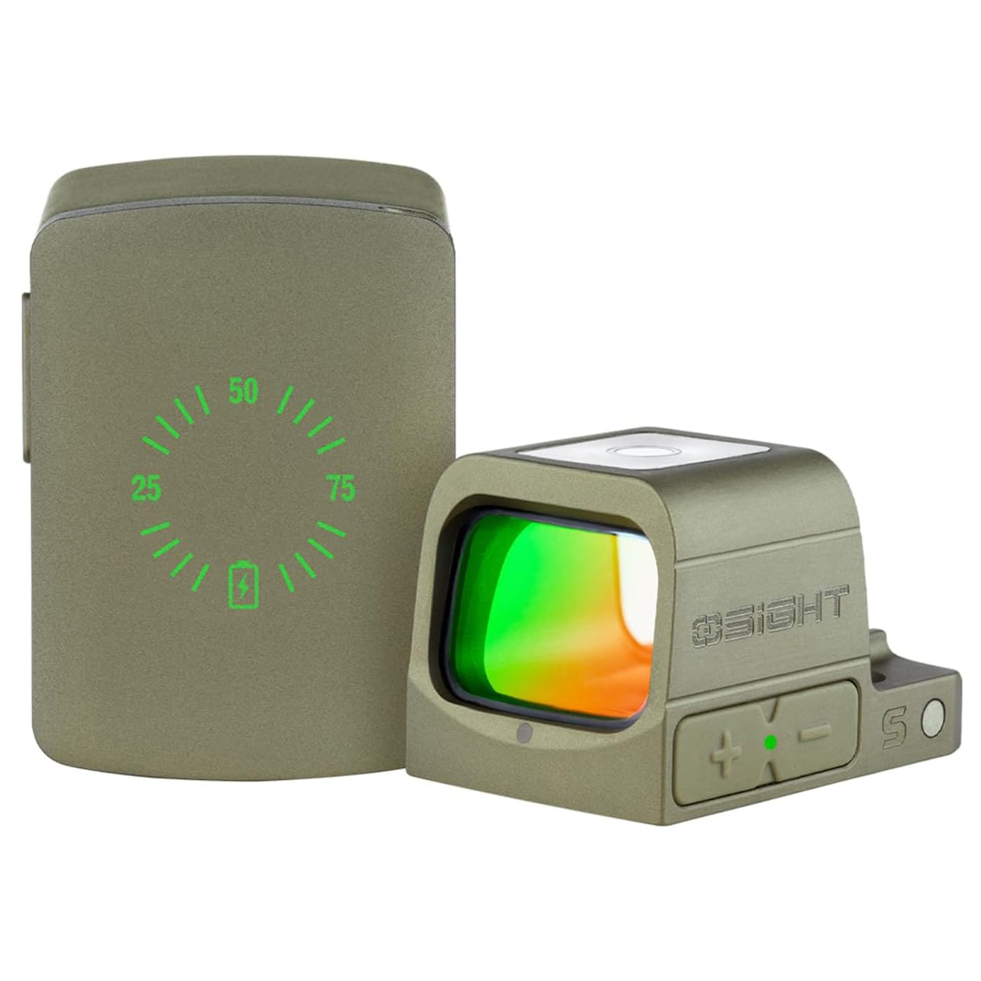 Kolimator Olight Osight S 2 MOA Red Dot & 32 MOA Circle - Olive Green