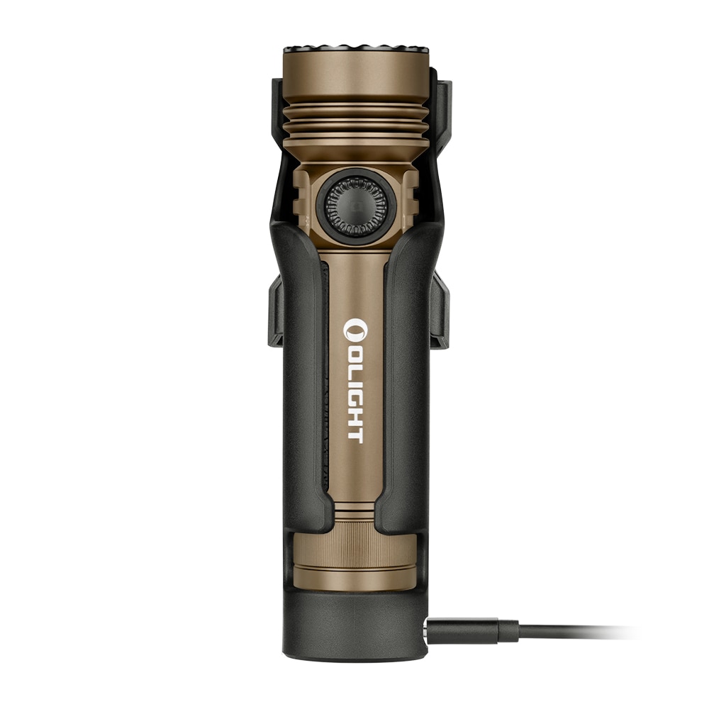 Тактичний пошуковий ліхтарик Olight Seeker 4 Pro Cool White Desert Tan - 4600 люменів