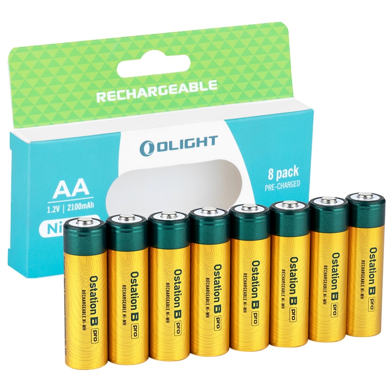 Akumulator 1,2 V Olight Ostation B Pro AA 2100 mAh - 8 szt.