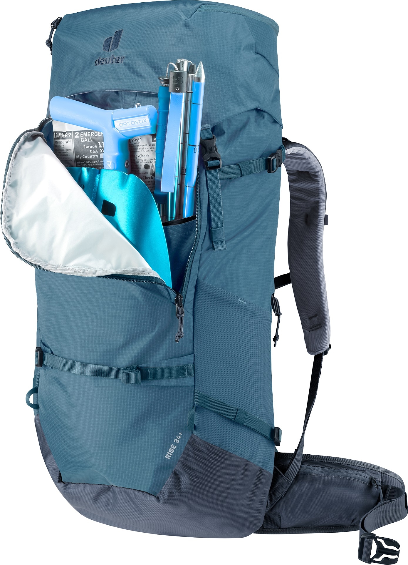 Рюкзак Deuter Rise 34+8 л - Atlantic/Ink