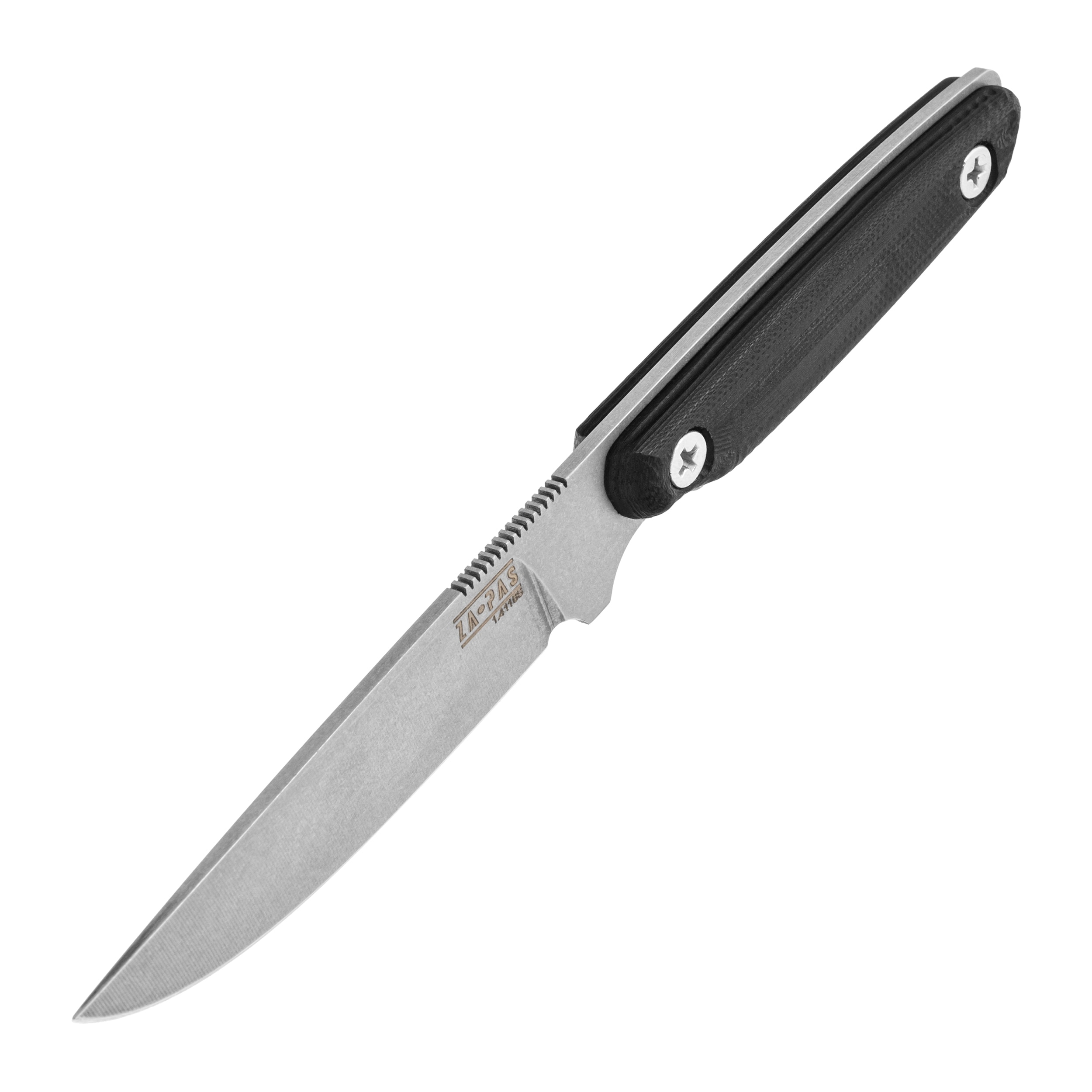 Za-Pas Eho Covered G10 Fixed Blade Knife - Stonewash