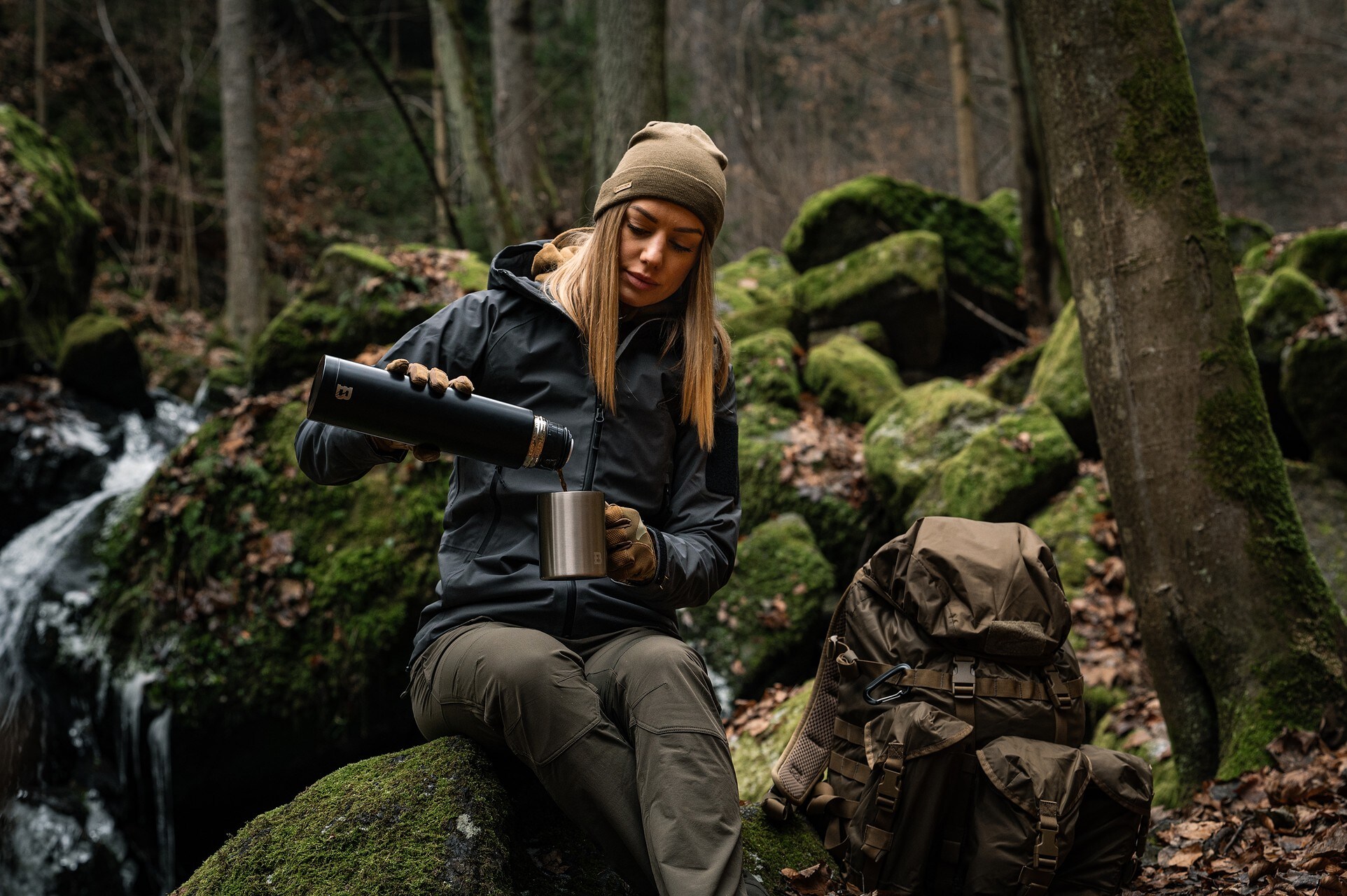 Kubek termiczny Badger Outdoor Steel Boy 400 ml - Silver