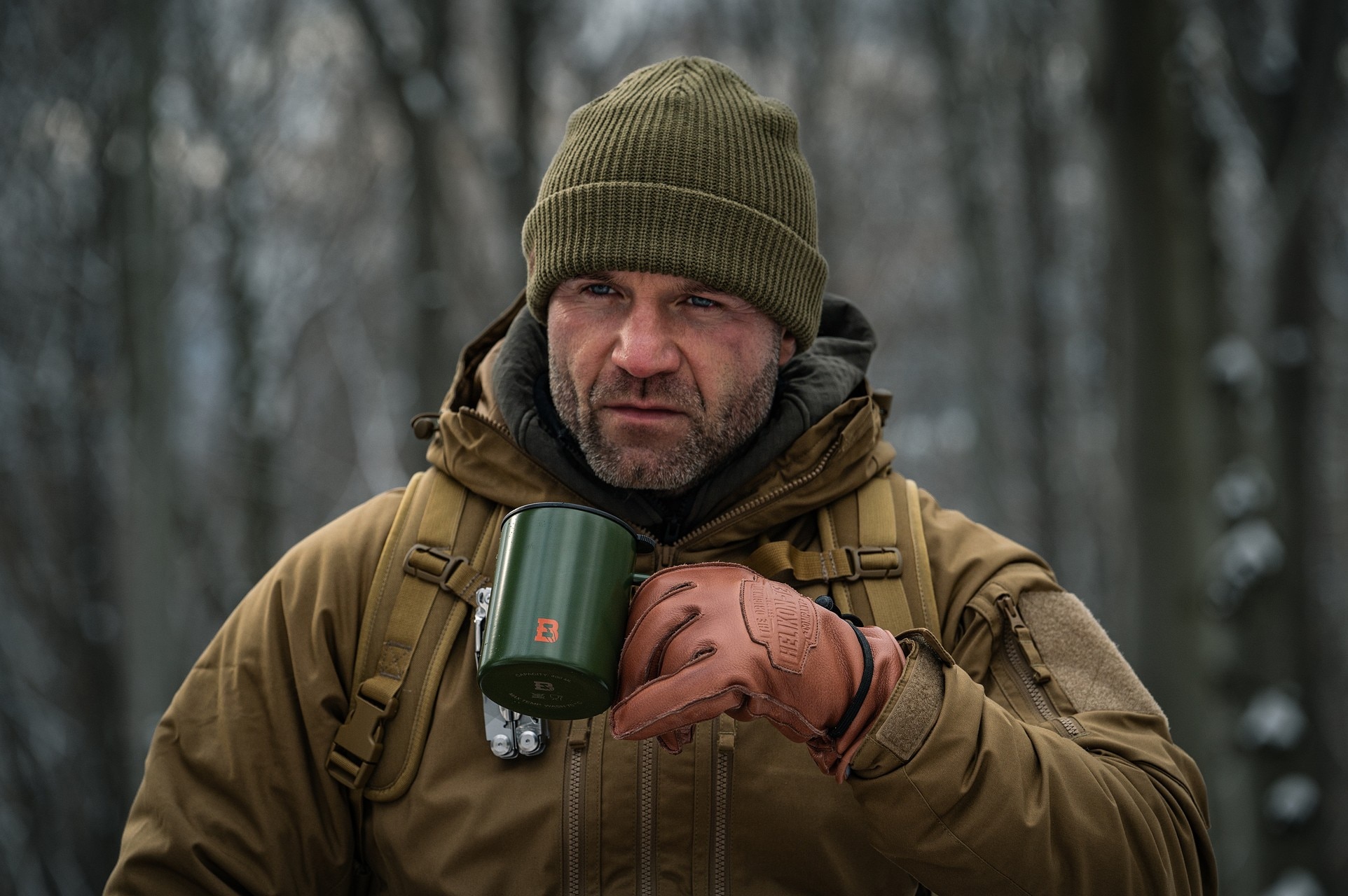 Термочашка Badger Outdoor Steel Boy 400 мл - Olive