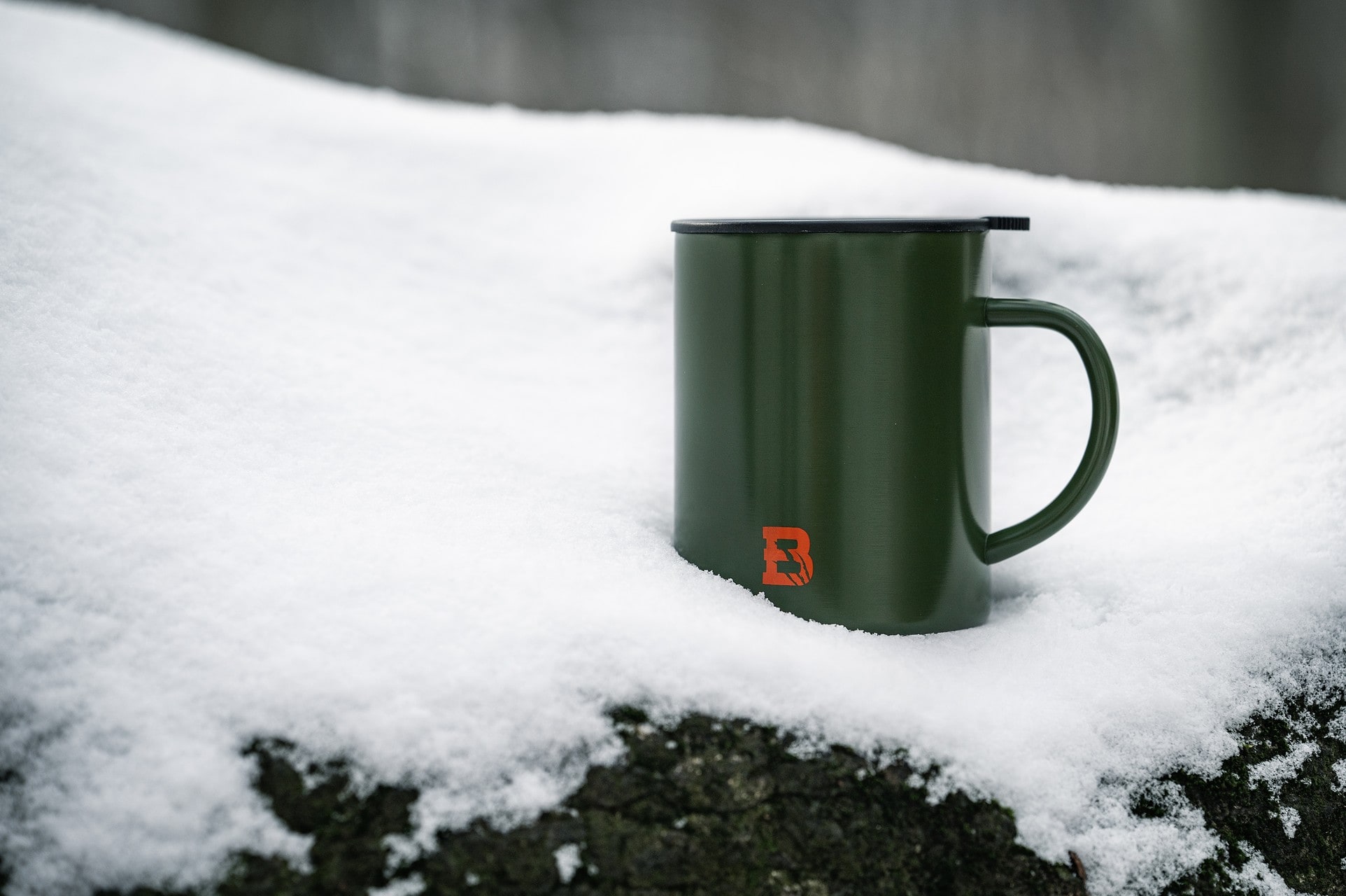 Kubek termiczny Badger Outdoor Steel Boy 400 ml - Olive