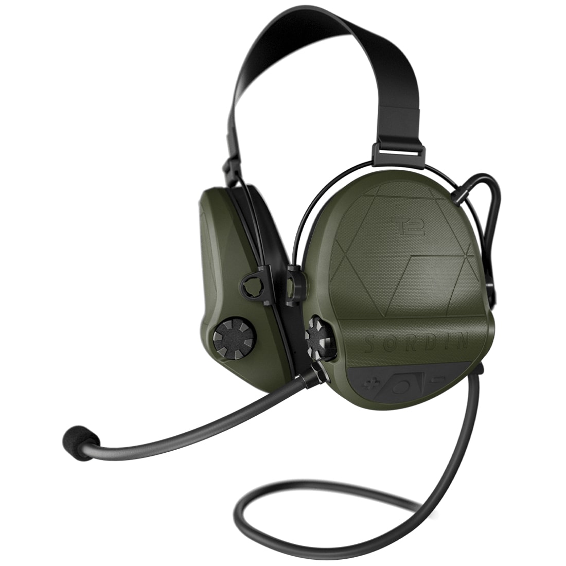 Активні навушники Sordin Supreme T2 CC Neckband - Green
