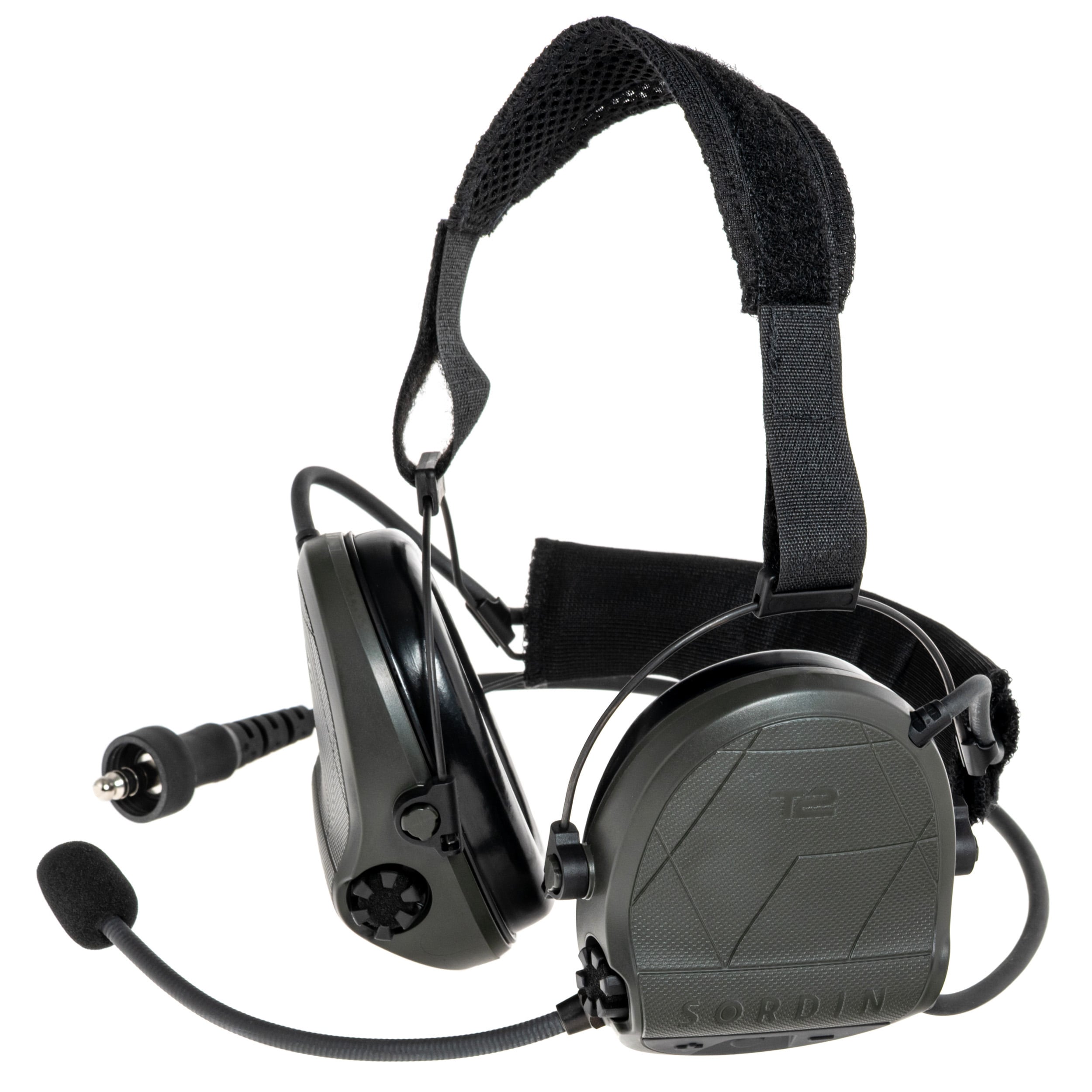 Ochronniki słuchu aktywne Sordin Supreme T2 CC Neckband - Green