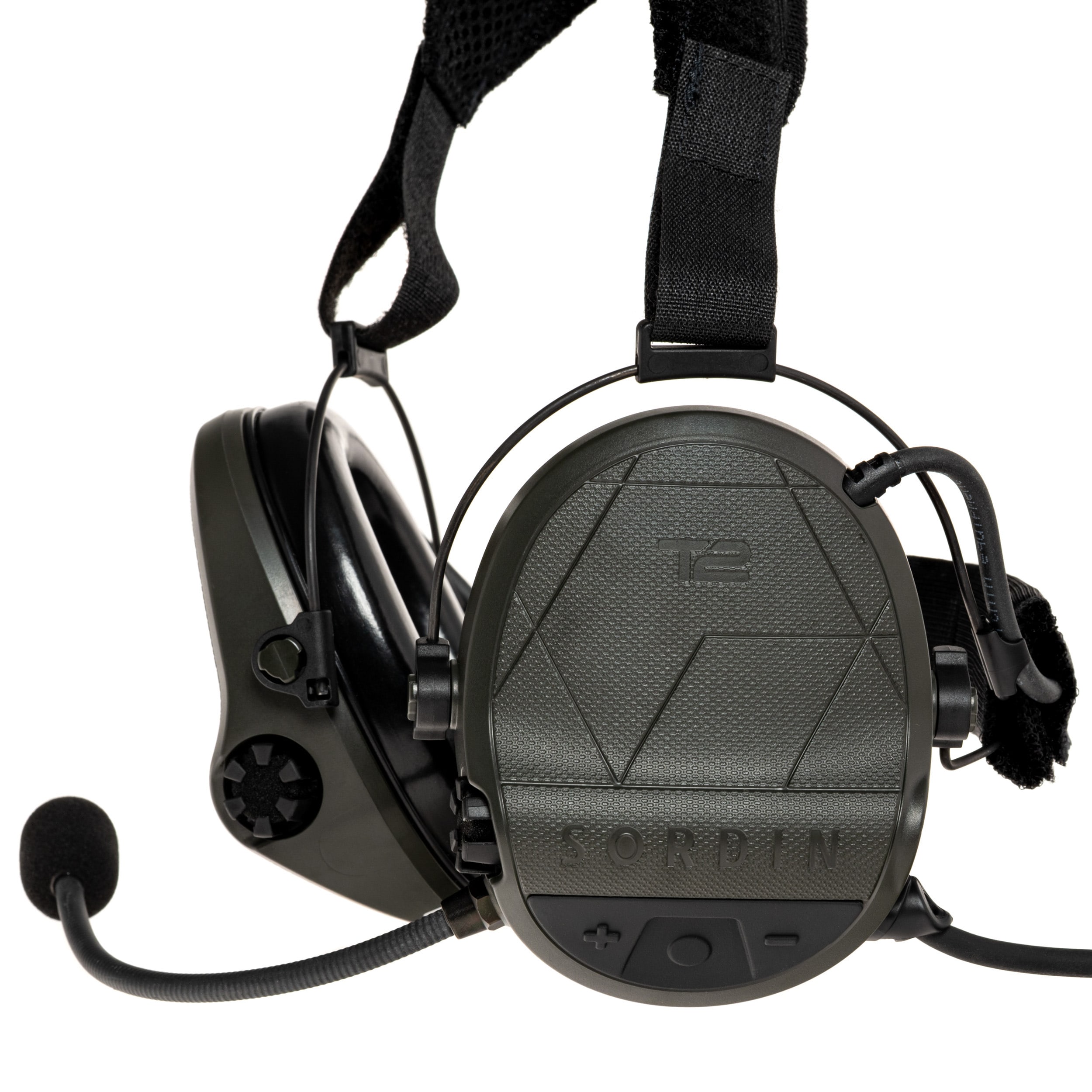 Ochronniki słuchu aktywne Sordin Supreme T2 CC Neckband - Green