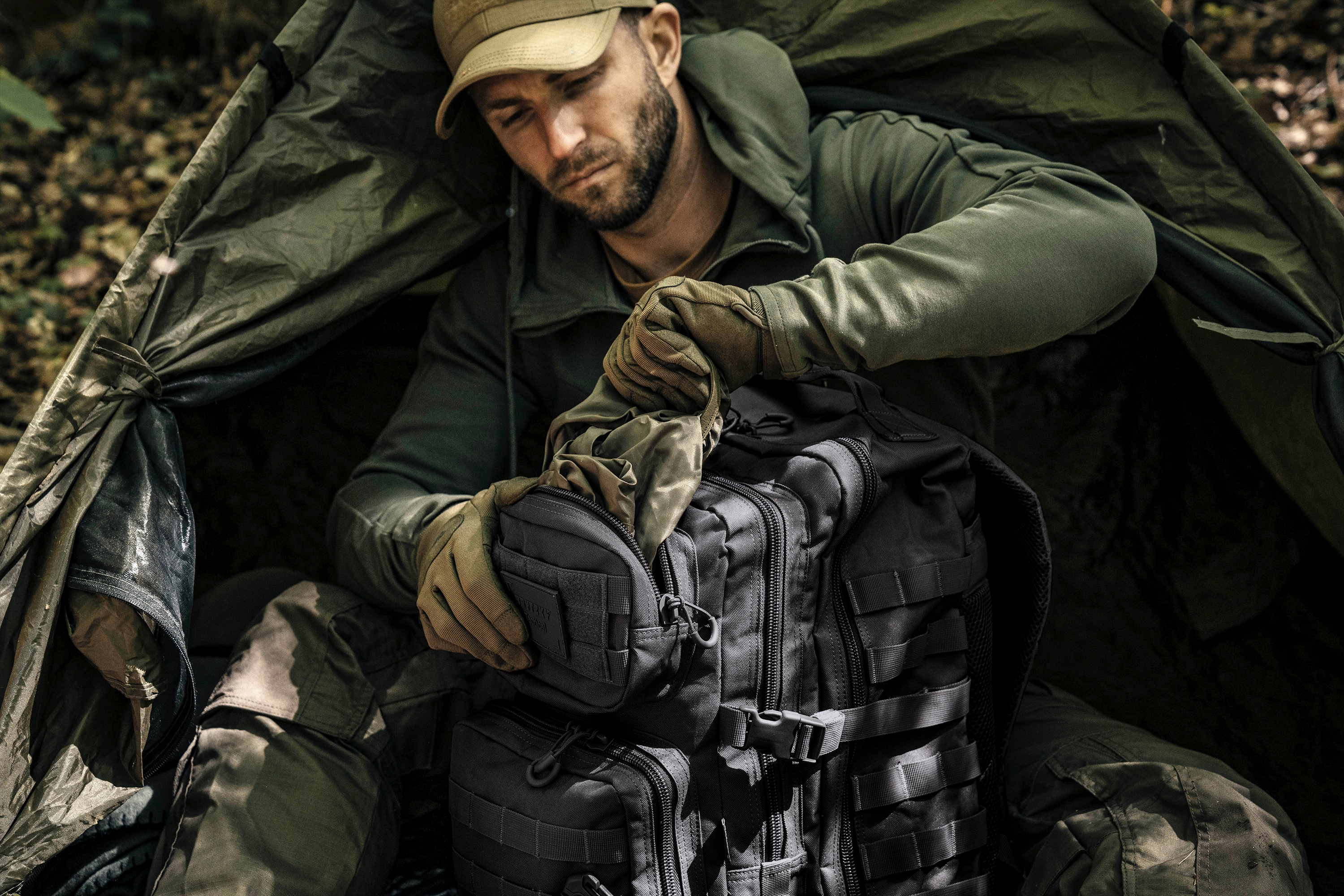 Plecak Brytzky Tactical Polygon Large 36 l - Black
