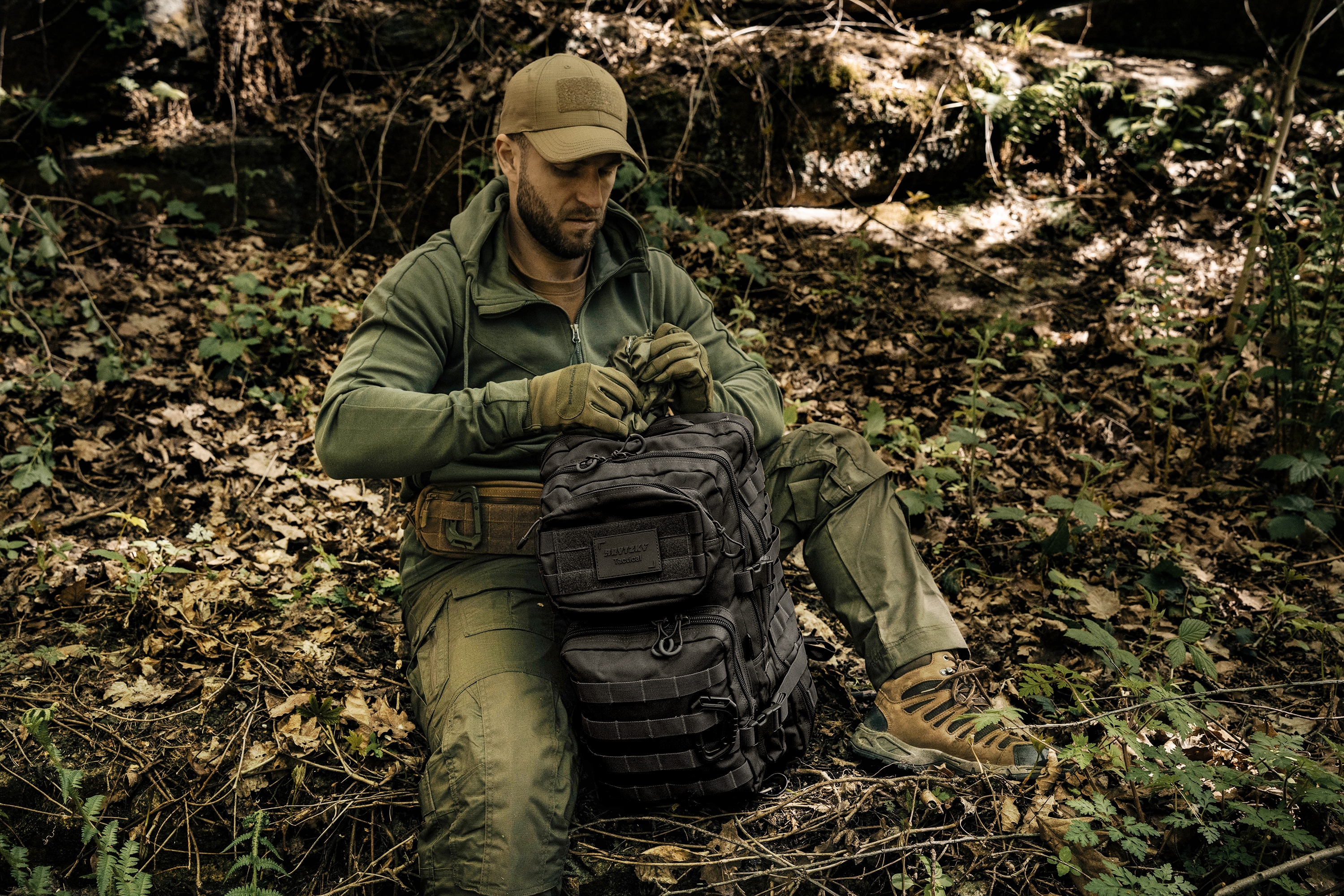 Plecak Brytzky Tactical Polygon Large 36 l - Black