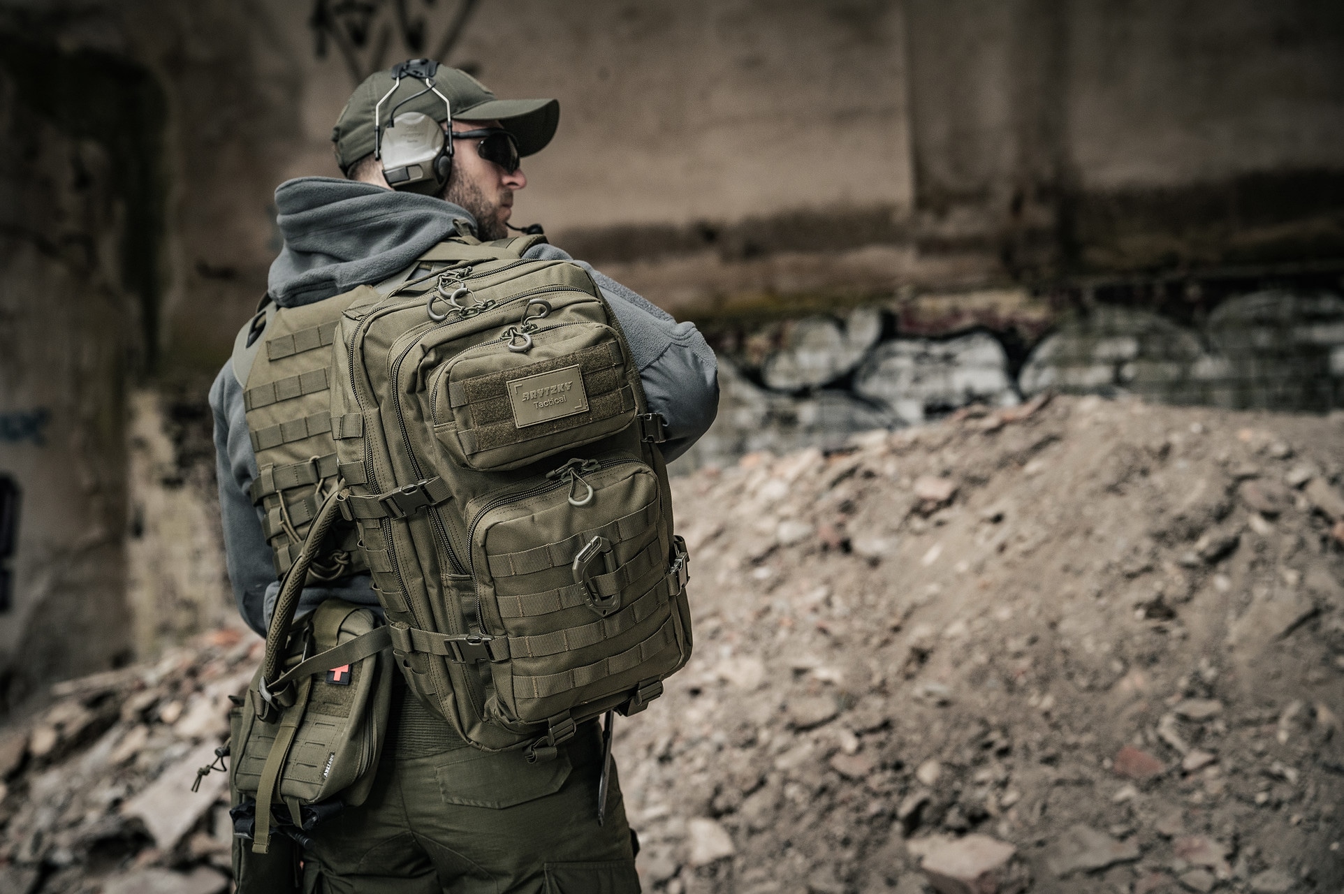 Plecak Brytzky Tactical Polygon Large 36 l - Olive