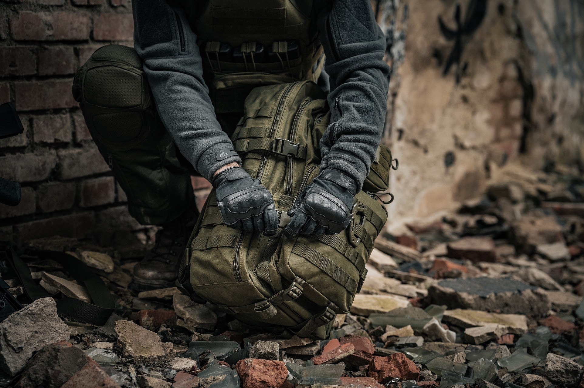 Plecak Brytzky Tactical Polygon Large 36 l - Olive