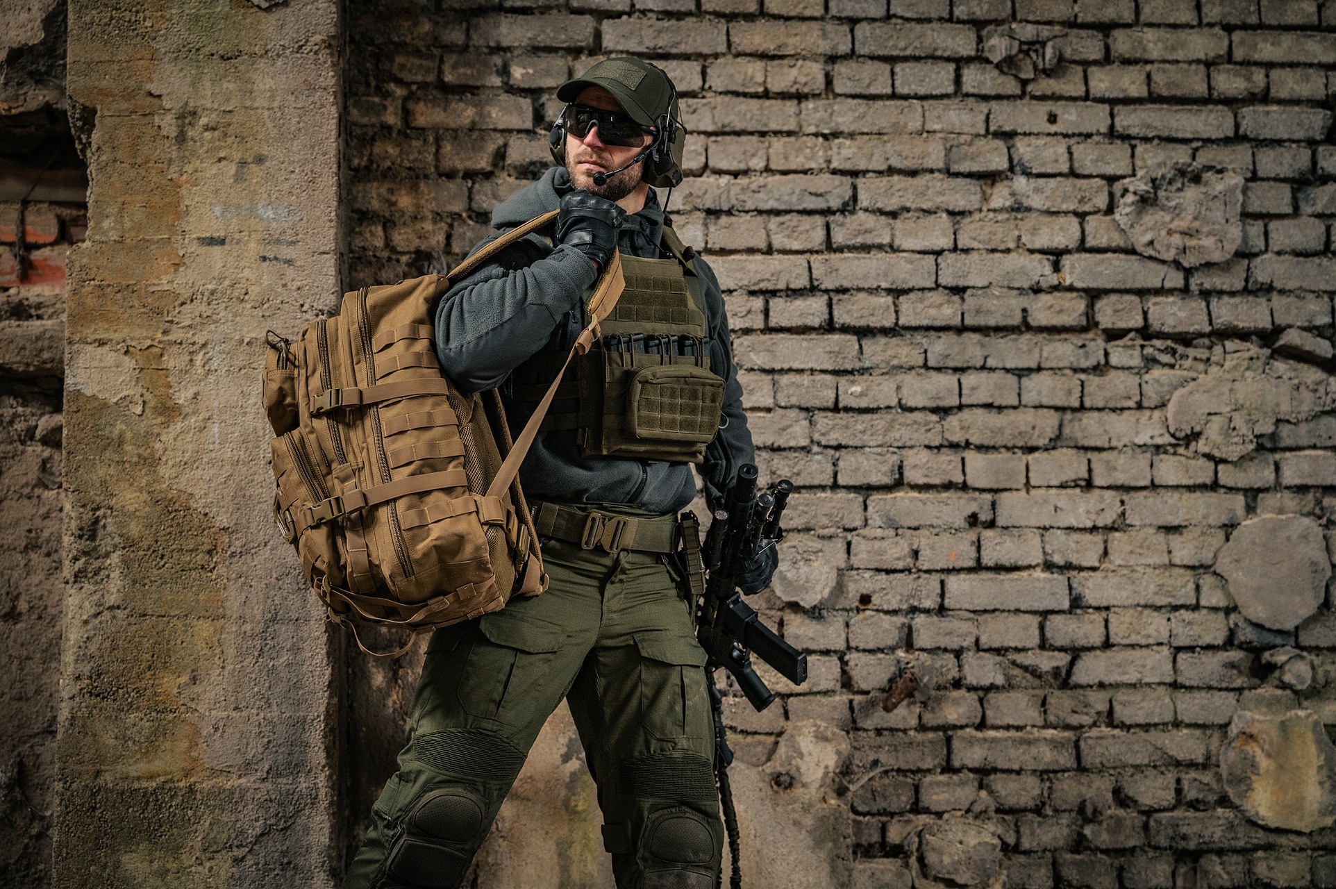 Plecak Brytzky Tactical Polygon Large 36 l - Coyote