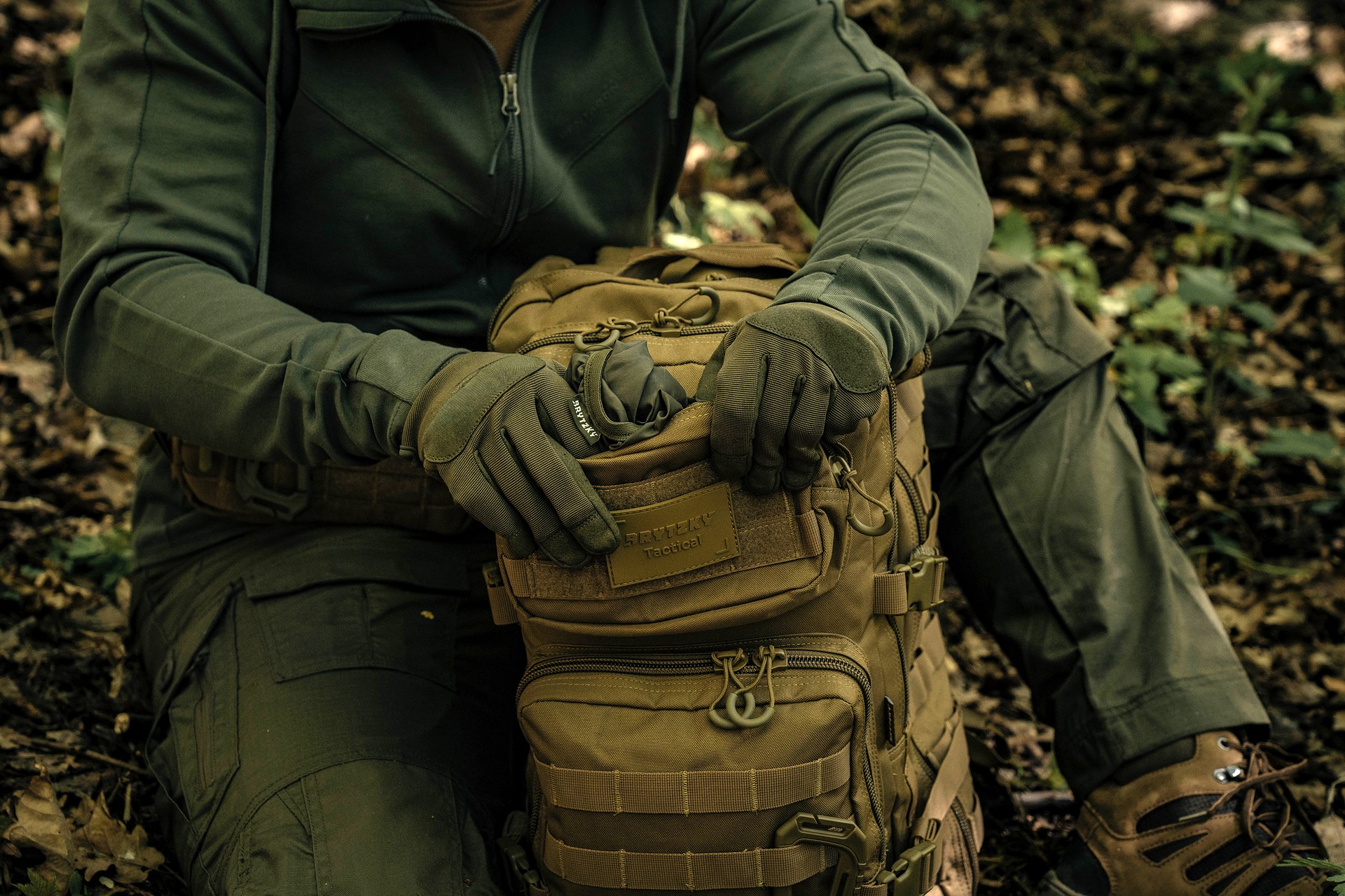 Plecak Brytzky Tactical Polygon Large 36 l - Coyote