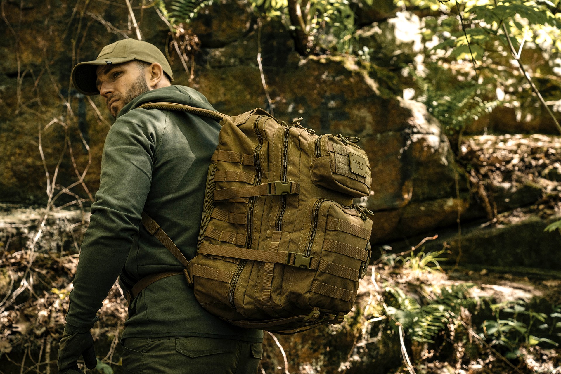 Plecak Brytzky Tactical Polygon Large 36 l - Coyote