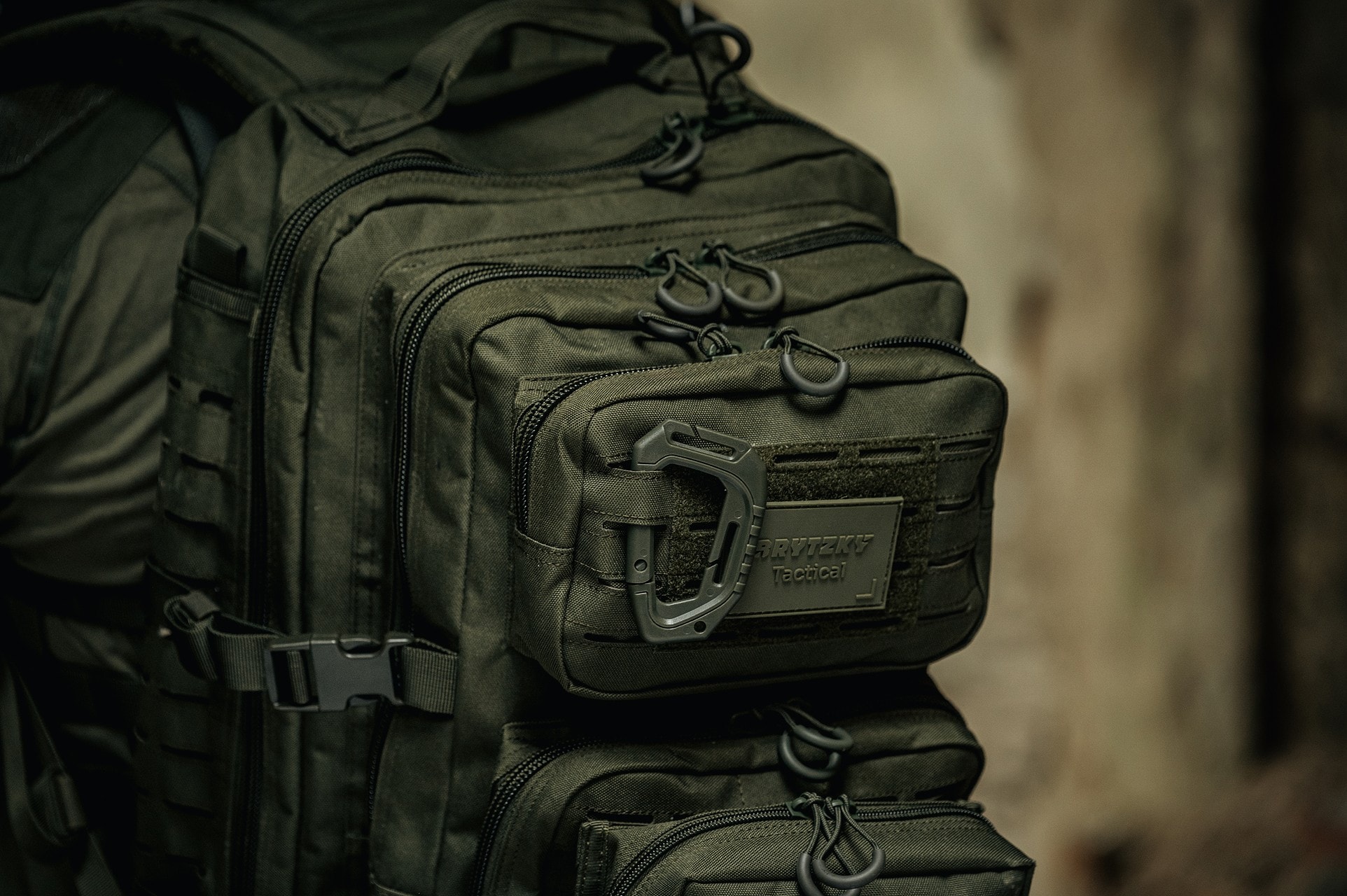 Plecak Brytzky Tactical Polygon Large Laser Cut 36 l - Olive