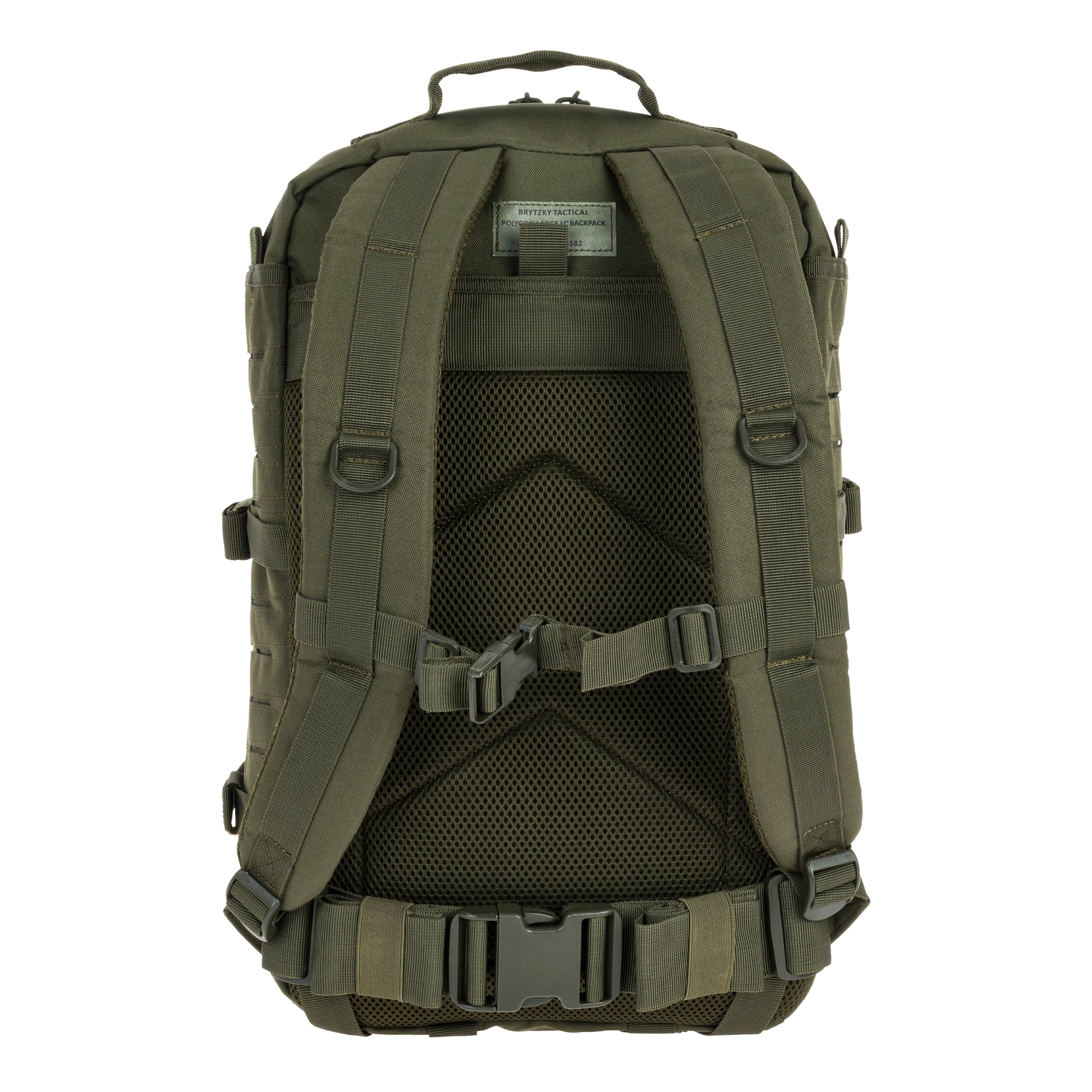 Brytzky Tactical Polygon Large Laser Cut Backpack 36 l - Olive