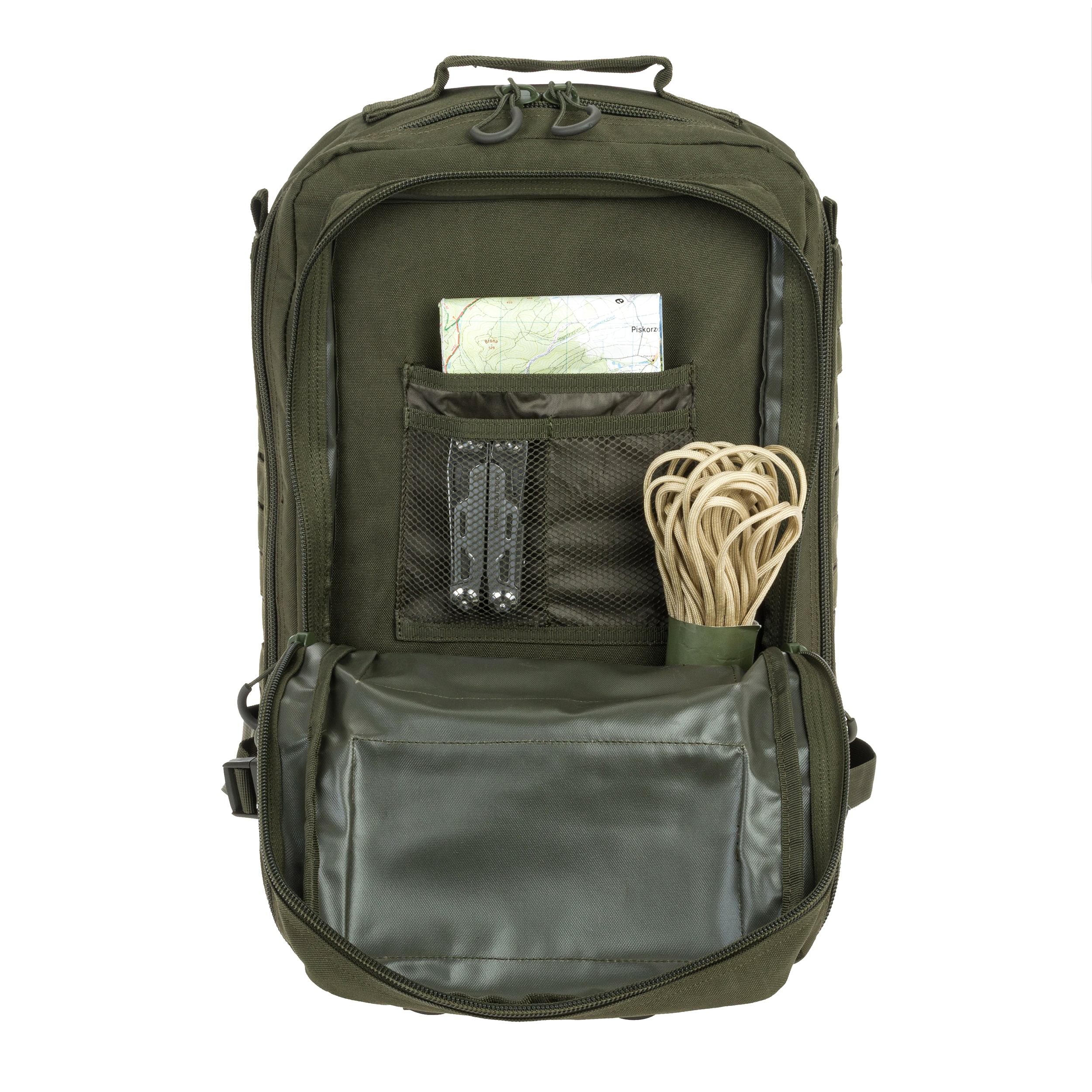 Brytzky Tactical Polygon Large Laser Cut Backpack 36 l - Olive
