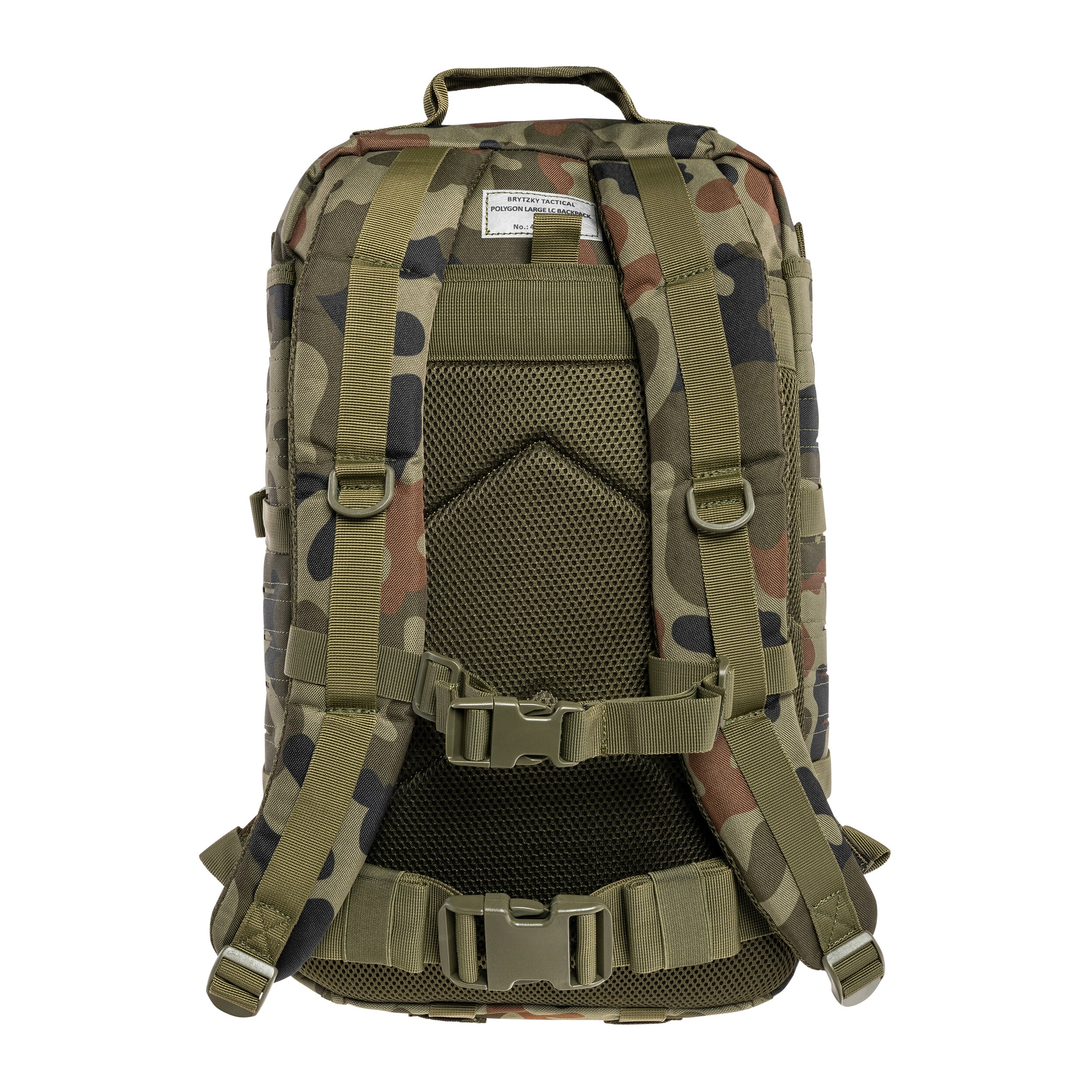 Plecak Brytzky Tactical Polygon Large Laser Cut 36 l - wz.93 Pantera PL Woodland