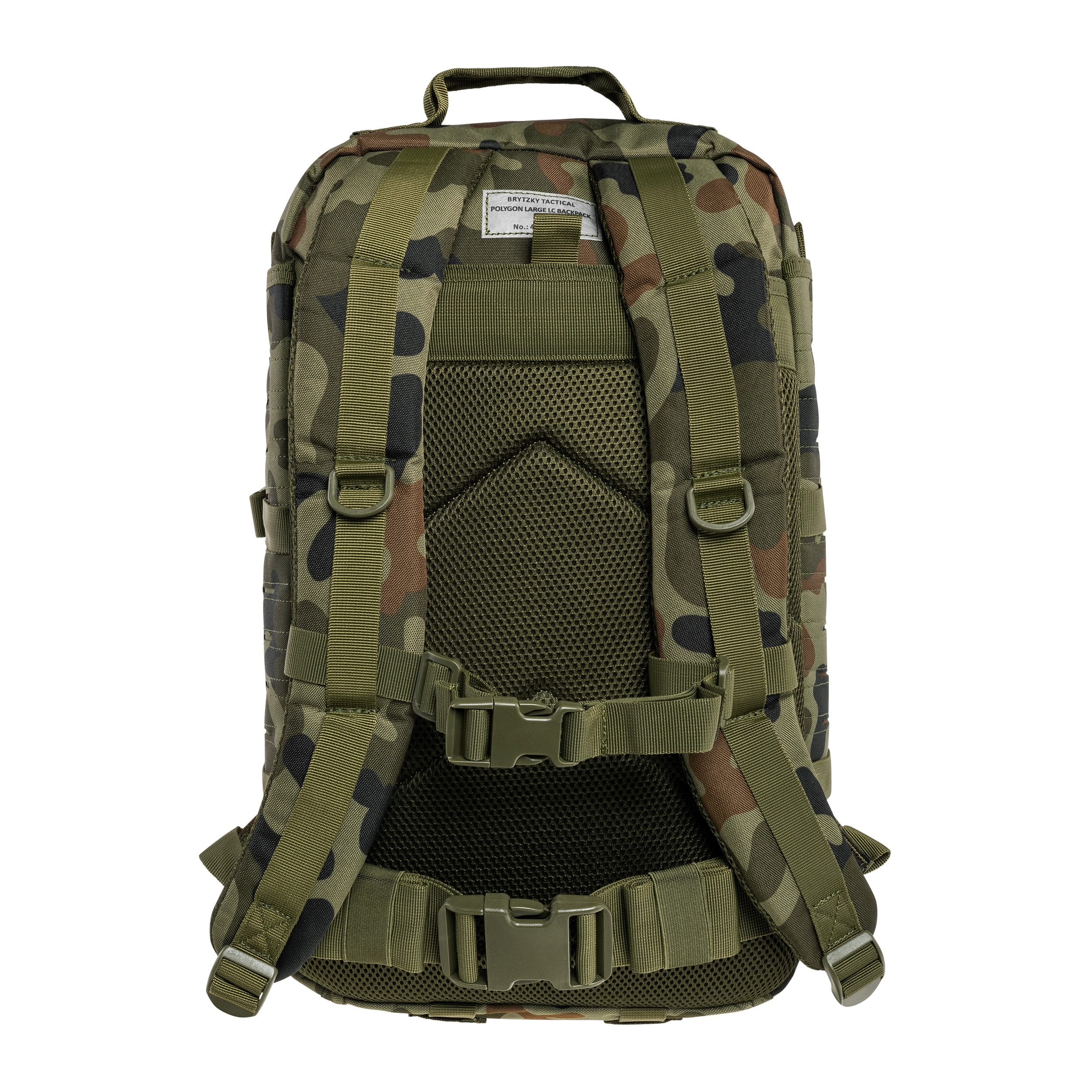 Рюкзак Brytzky Tactical Polygon Large Laser Cut 36 л - wz.93 Pantera PL Woodland