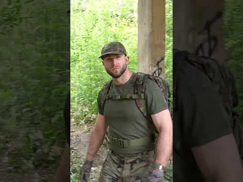 Рюкзак Brytzky Tactical Polygon Large Laser Cut 36 л - wz.93 Pantera PL Woodland