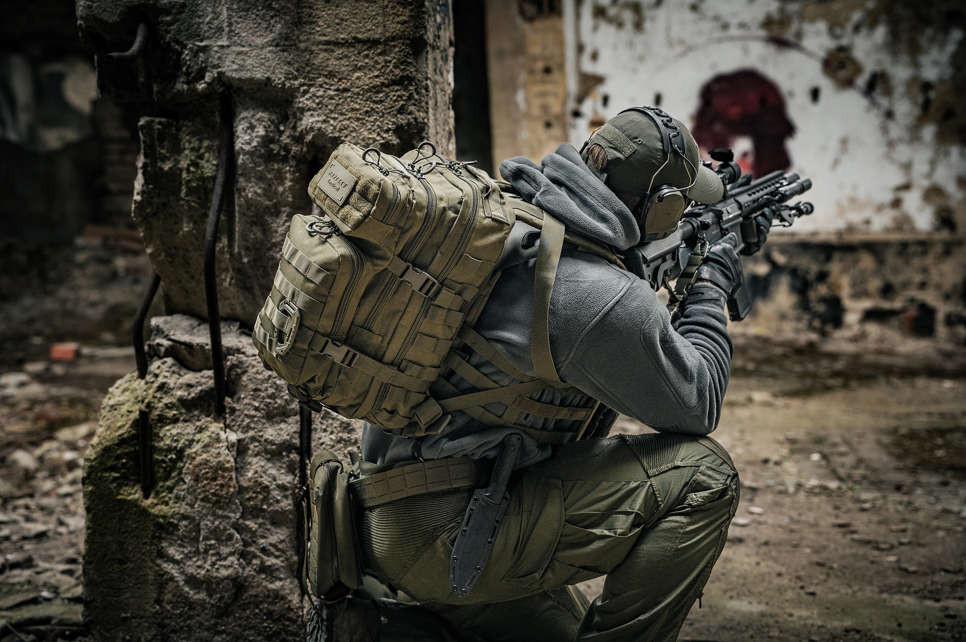 Plecak Brytzky Tactical Polygon Small 20 l - Olive