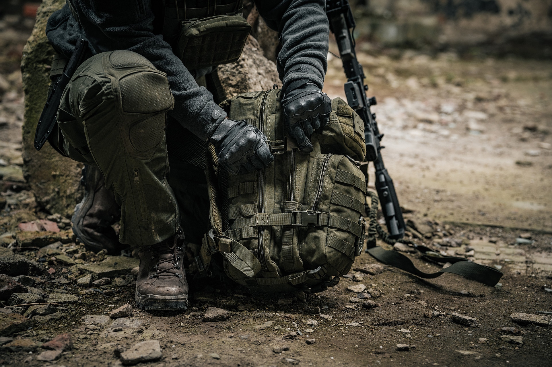 Plecak Brytzky Tactical Polygon Small 20 l - Olive