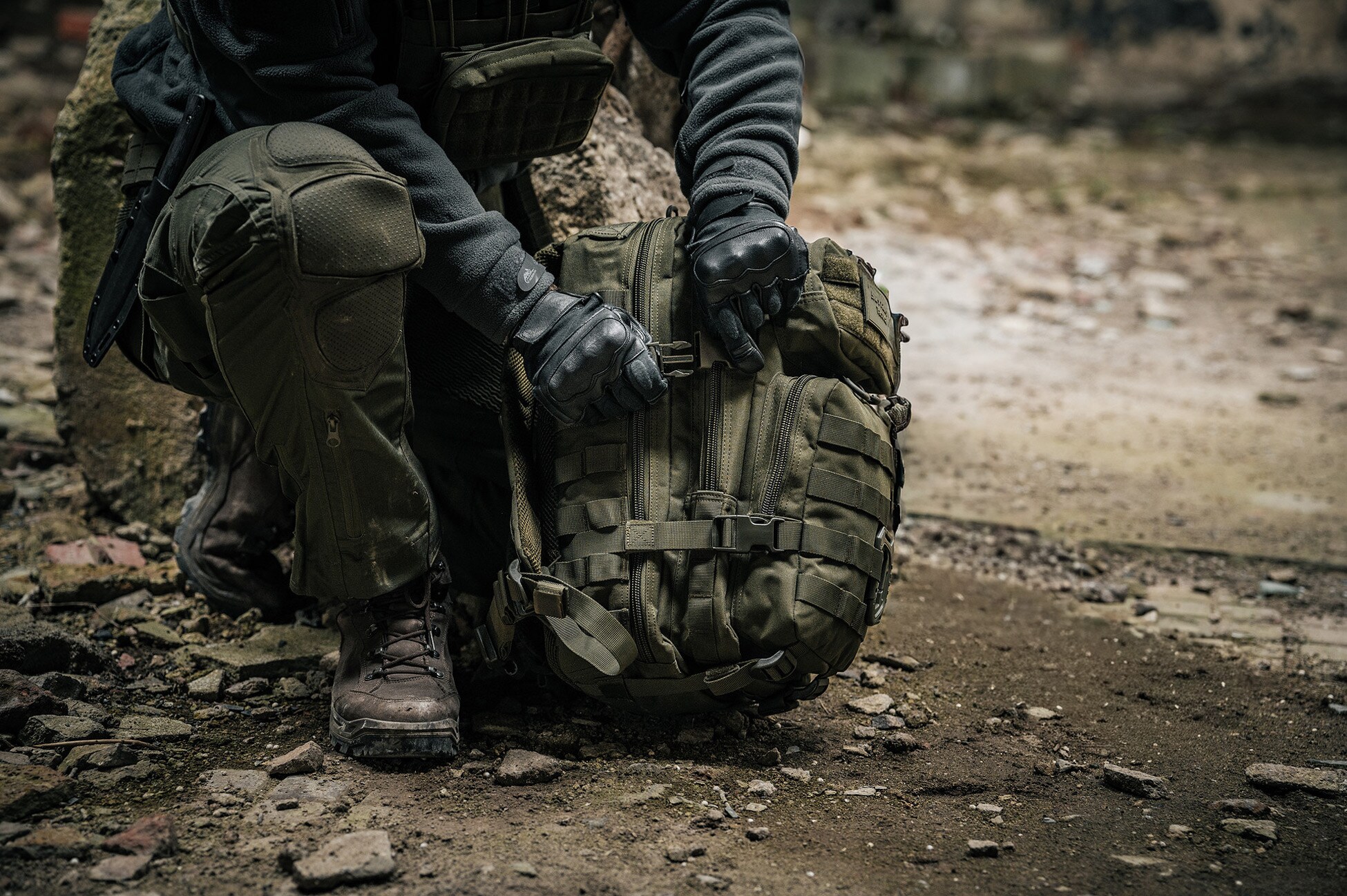 Plecak Brytzky Tactical Polygon Small 20 l - Olive