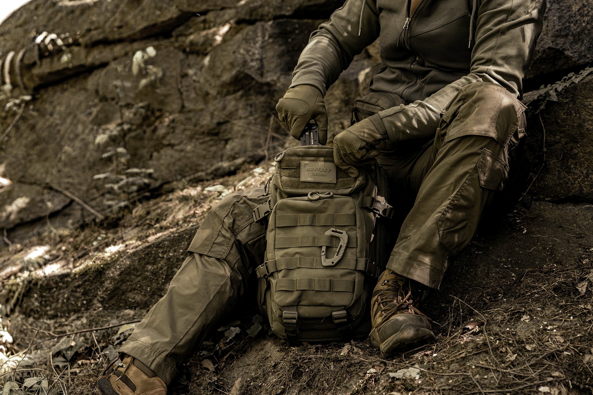 Plecak Brytzky Tactical Polygon Small 20 l - Olive
