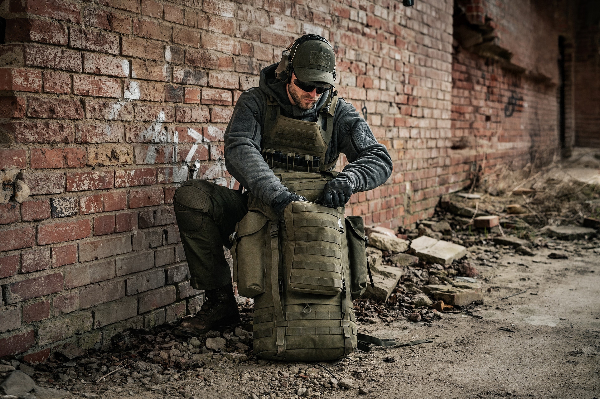 Plecak Brytzky Tactical Fortex 65 l - Olive