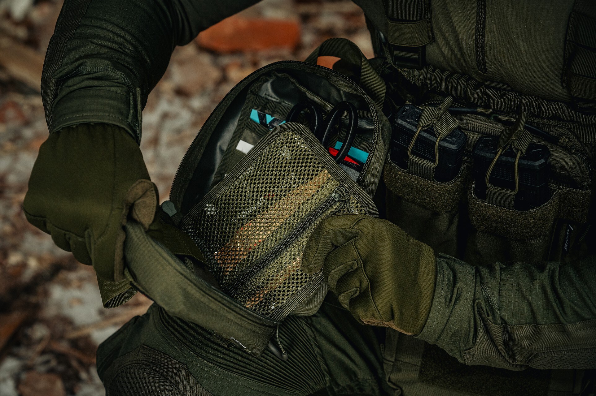 Тактична аптечка Brytzky Tactical MOLLE IFAK - Olive