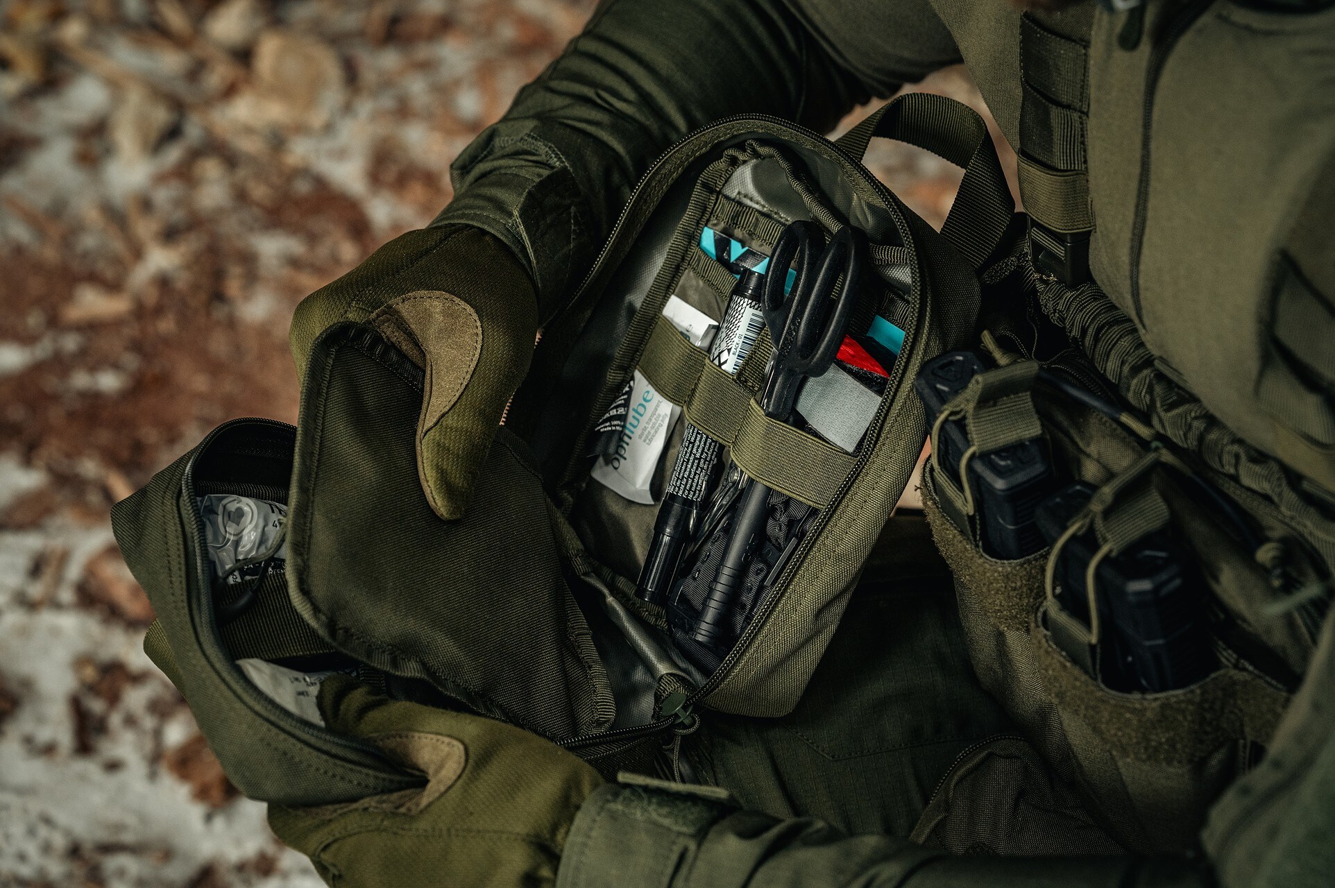 Тактична аптечка Brytzky Tactical MOLLE IFAK - Olive