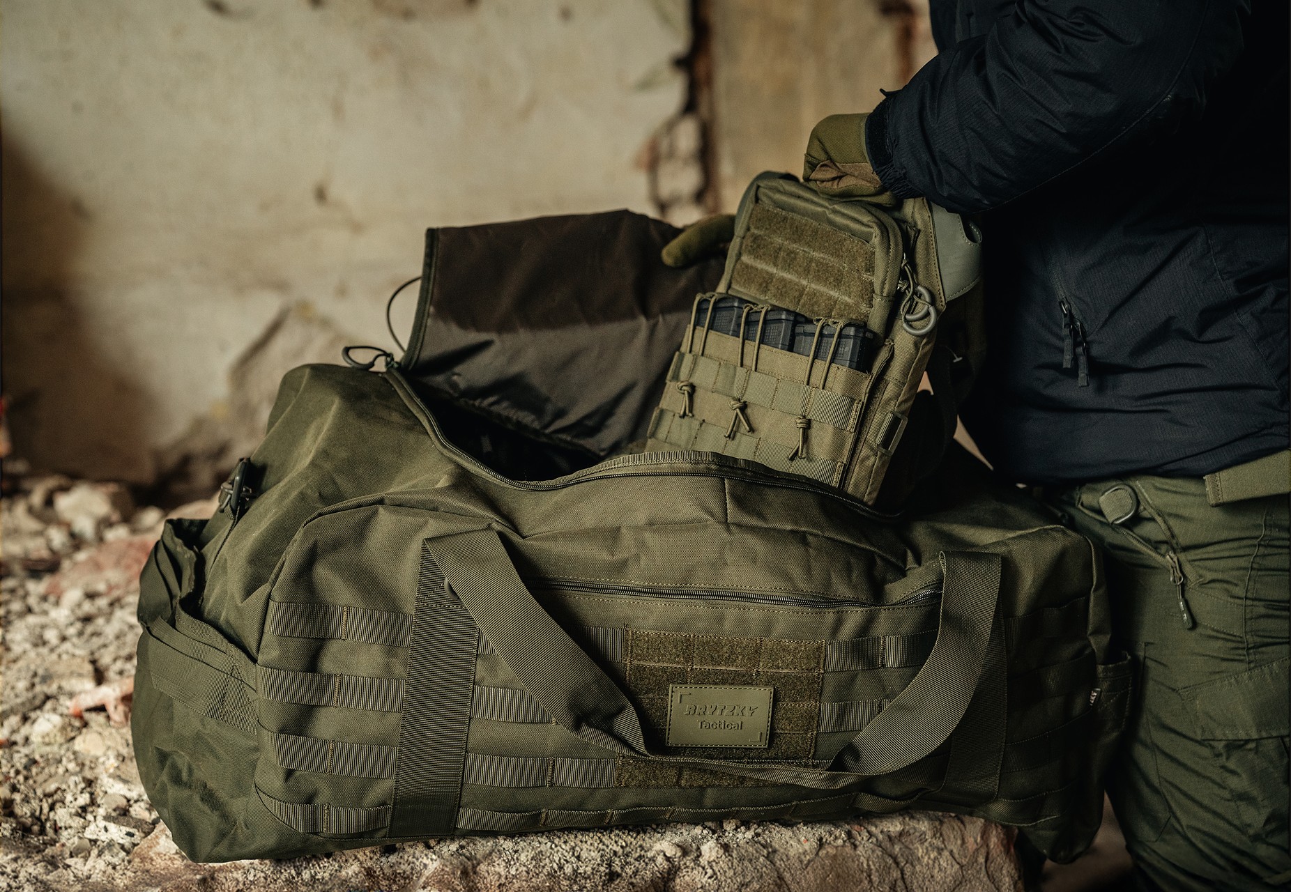 Torba Brytzky Tactical Garrison 100 l - Olive