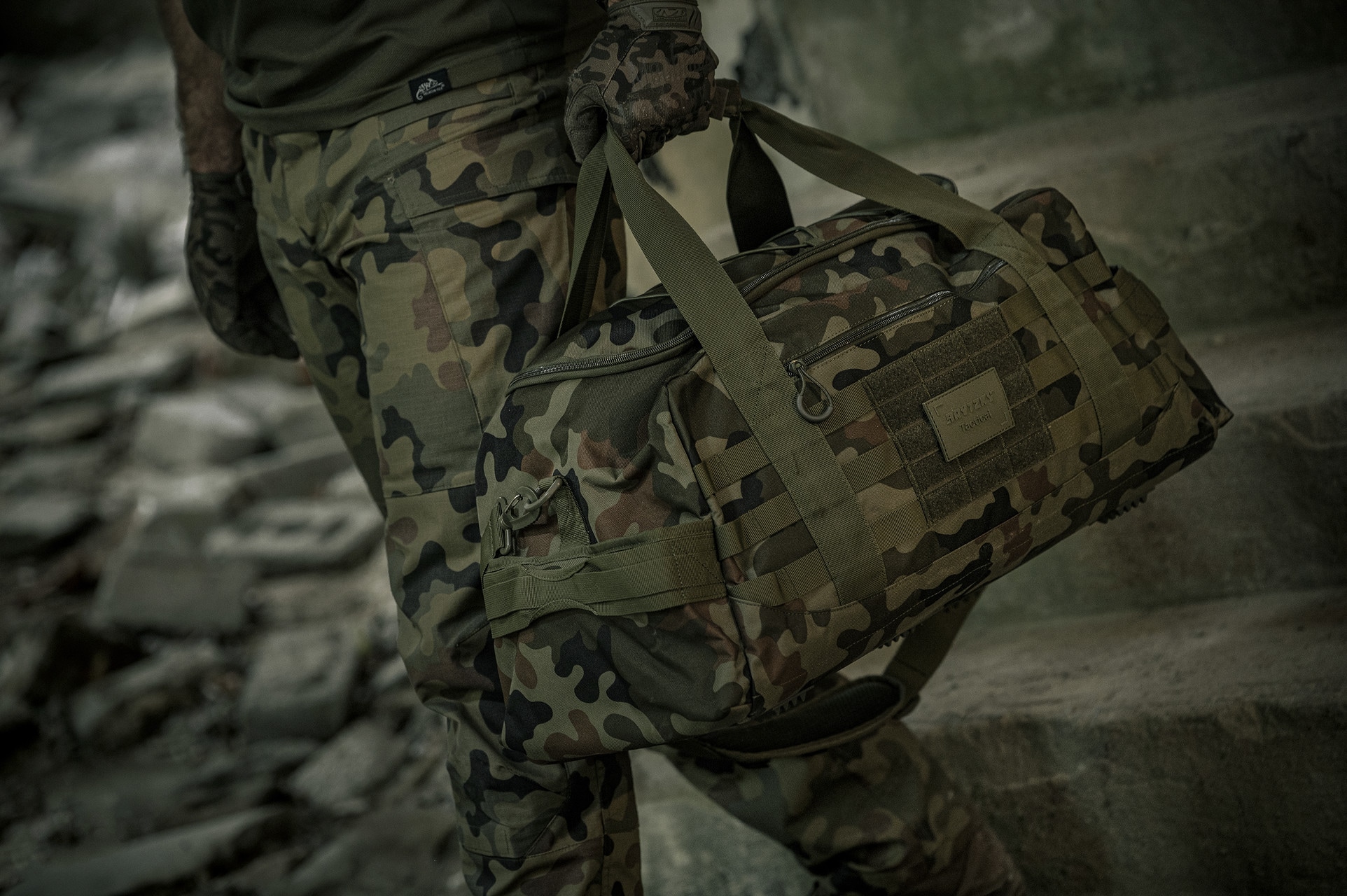 Torba Brytzky Tactical Fortbag 50 l - wz.93 Pantera PL Woodland