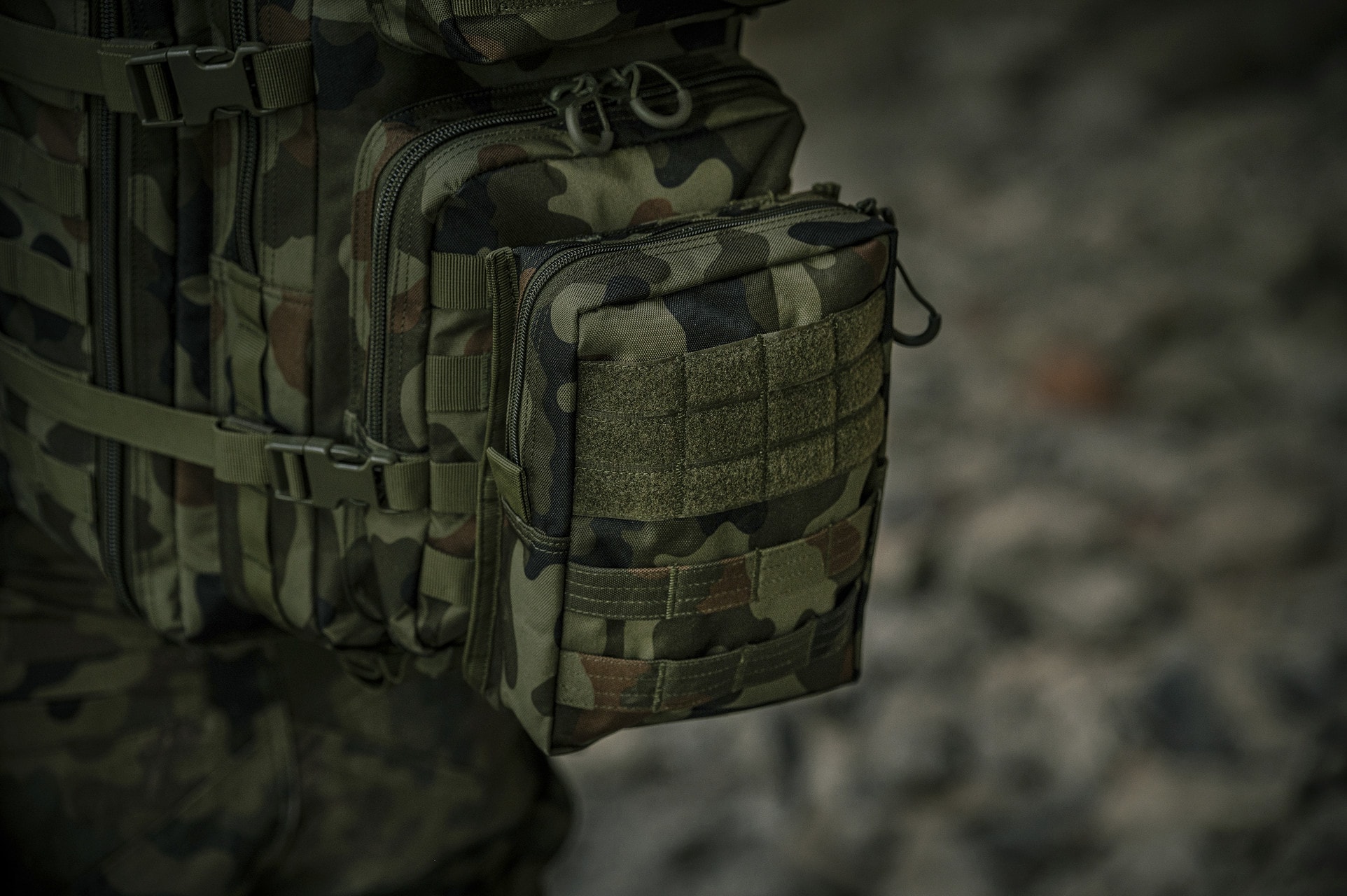 Підсумок Brytzky Tactical Field Pouch Large - wz.93 Pantera PL Woodland
