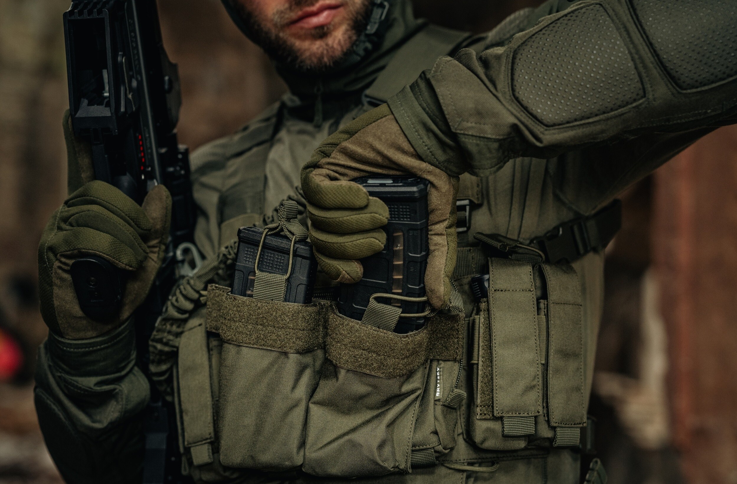 Ремінно-плечова система Brytzky Tactical FireDeck Mini Rig - Olive