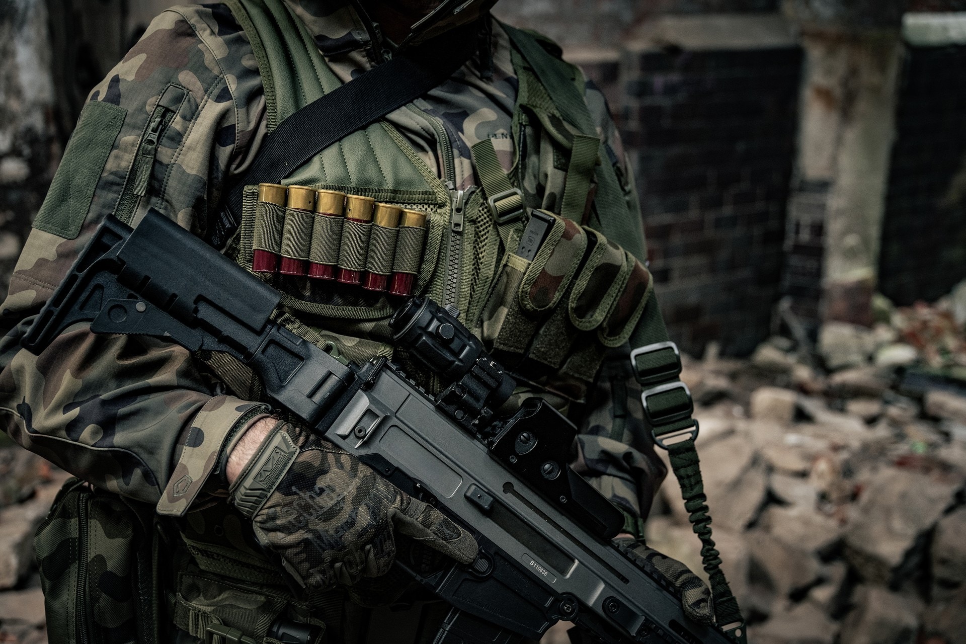 Тактичний жилет Brytzky Tactical Patrol Guard - wz.93 Pantera PL Woodland