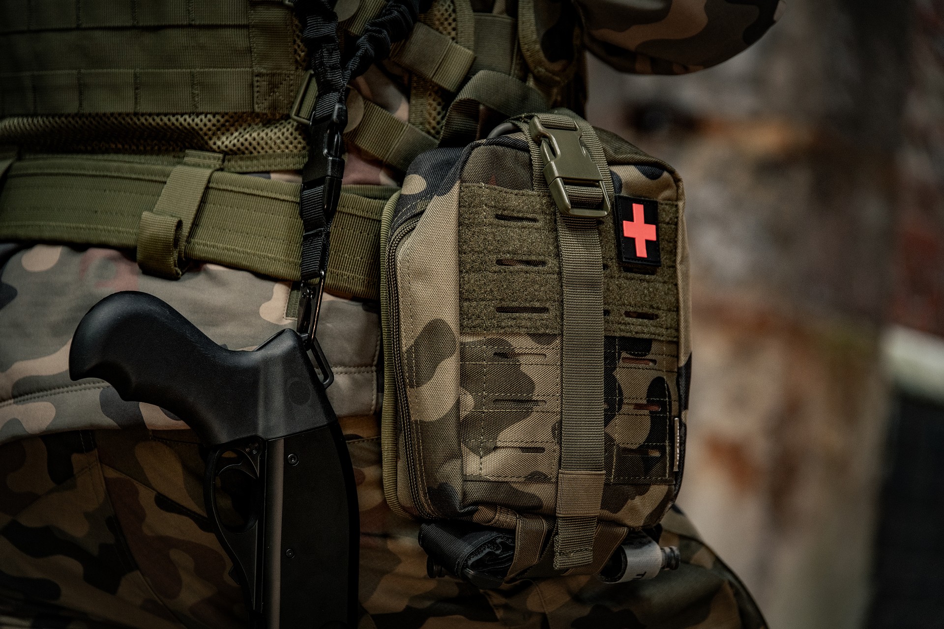 Zawieszenie taktyczne 1-punktowe Brytzky Tactical Link - Black