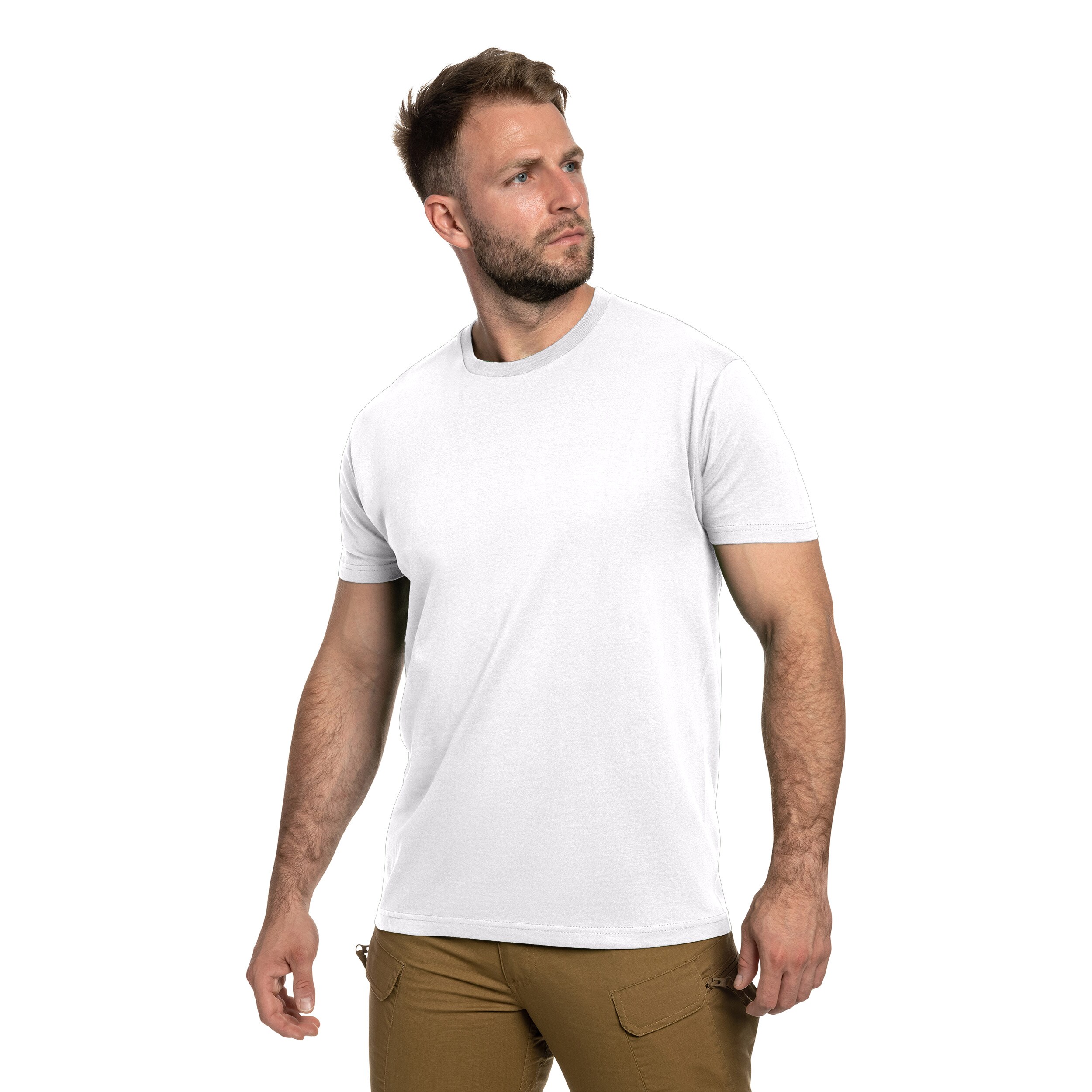 Військова футболка T-shirt White/Khaki/Bottle Green - 3 шт.