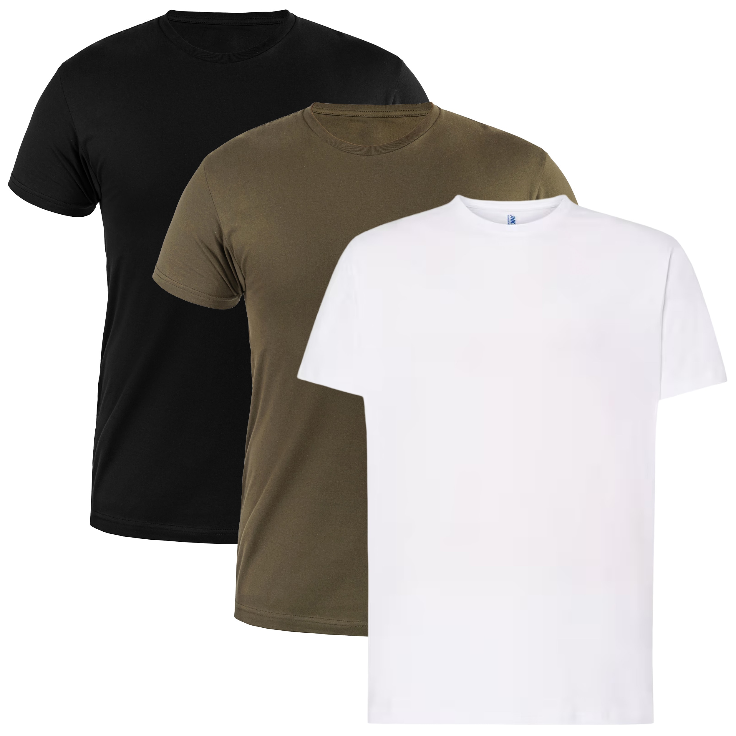 Військова футболка T-shirt Black/Khaki/White - 3 шт.
