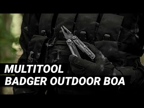 Multitool Badger Outdoor Boa - Blackwash
