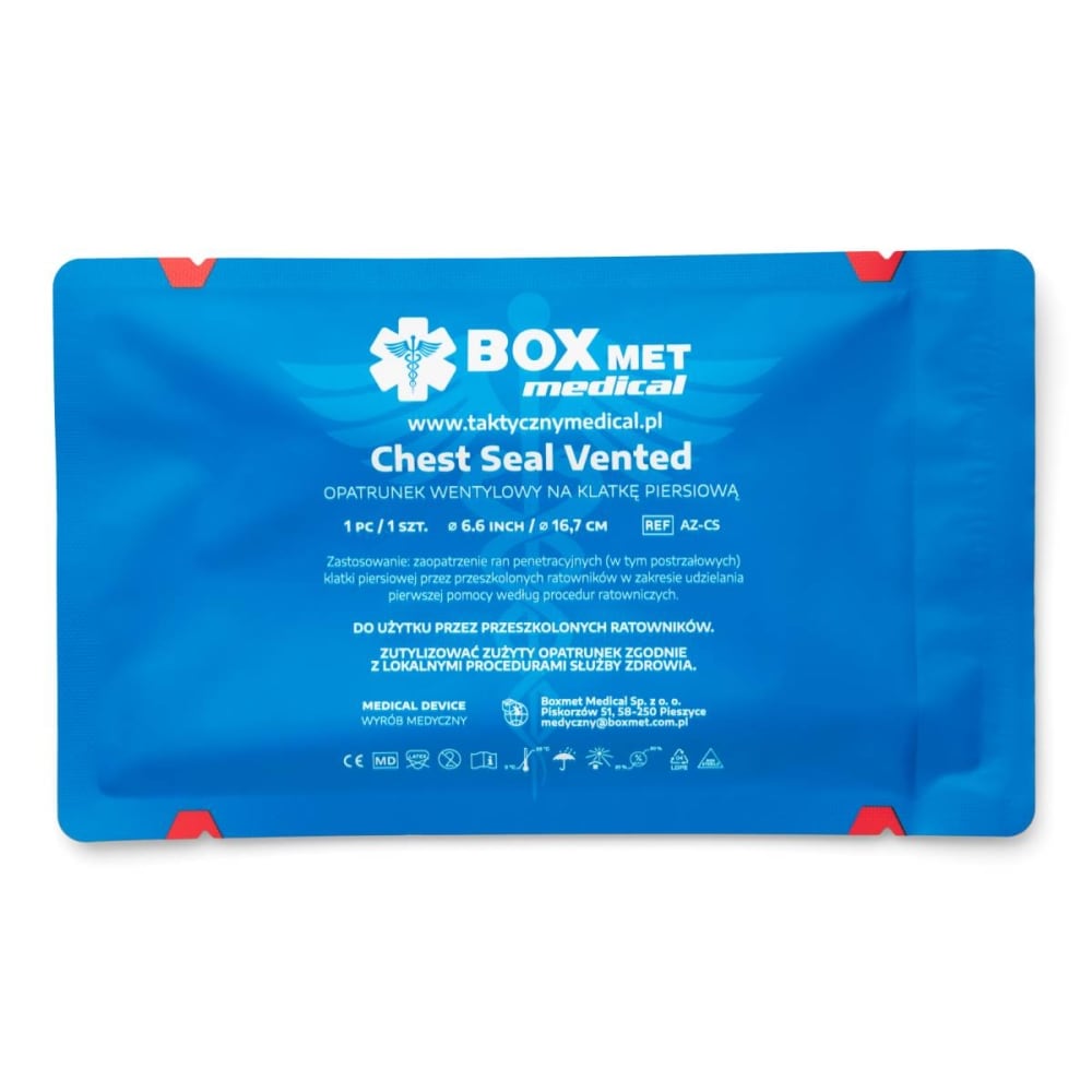 Opatrunek wentylowy Boxmet Medical Chest Seal Vented