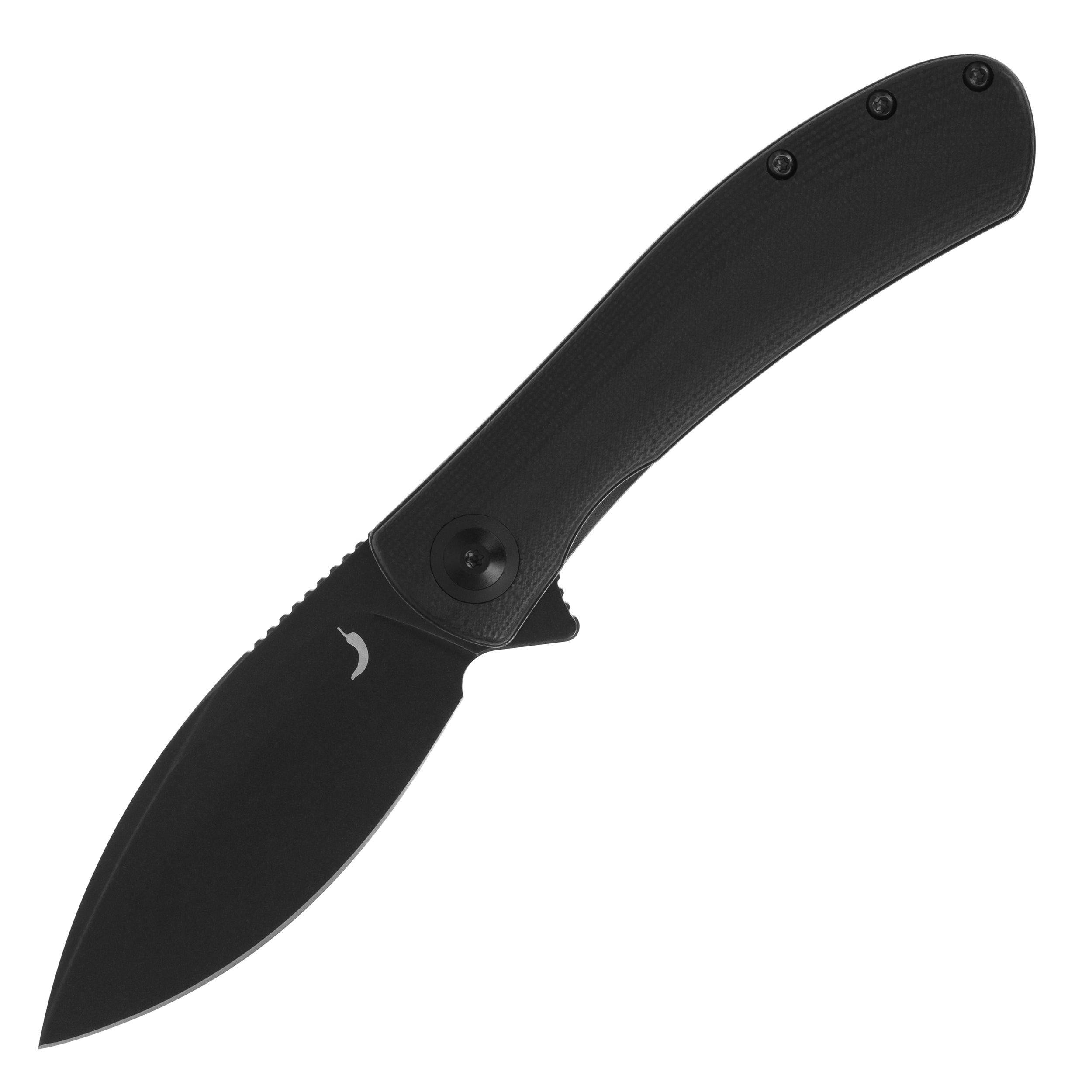 Складаний ніж Trollsky Knives Mandu EVO Black Stonewashed 14C28N/Black G10