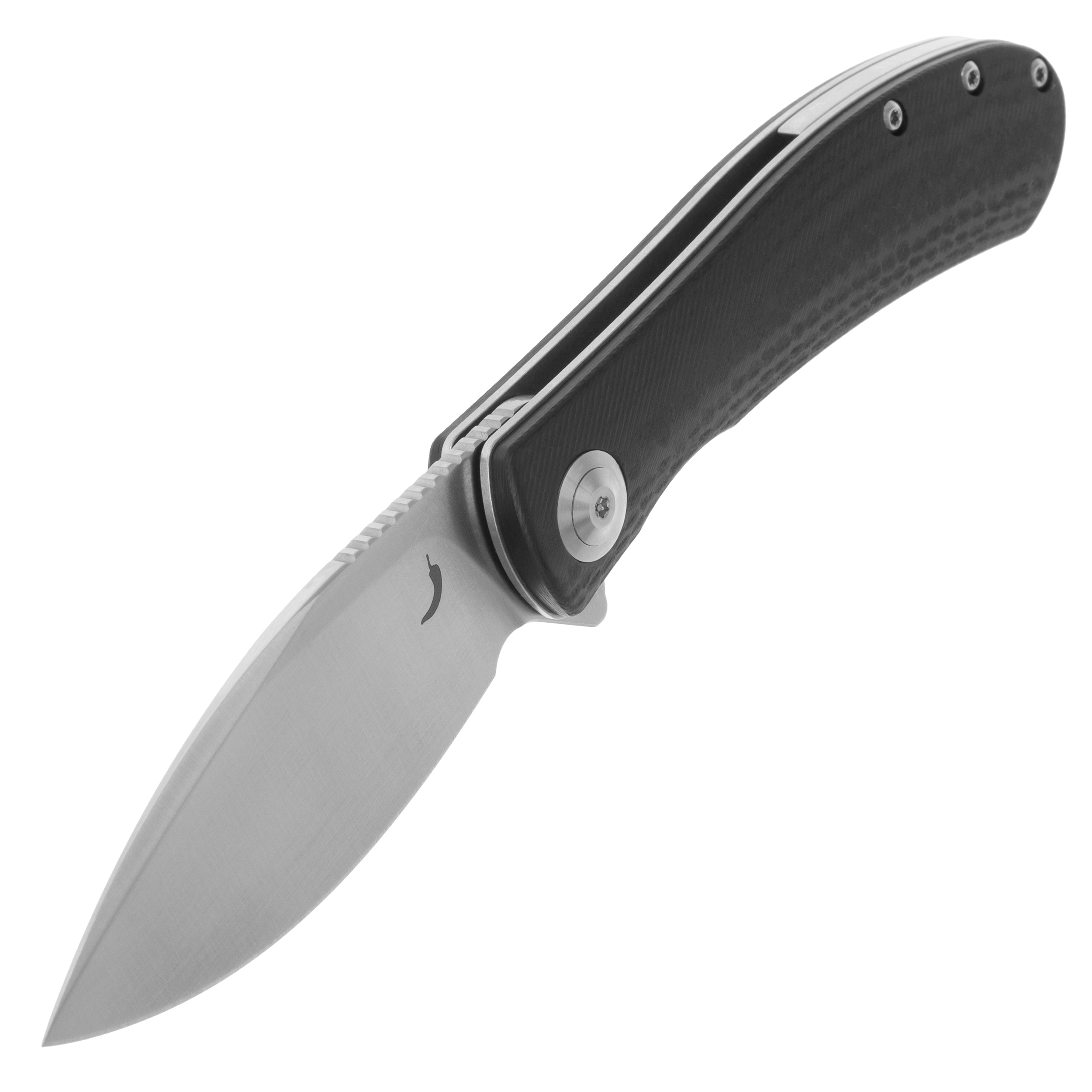 Складаний ніж Trollsky Knives Mandu EVO Satin MagnaCut/Black CarbonTex G10