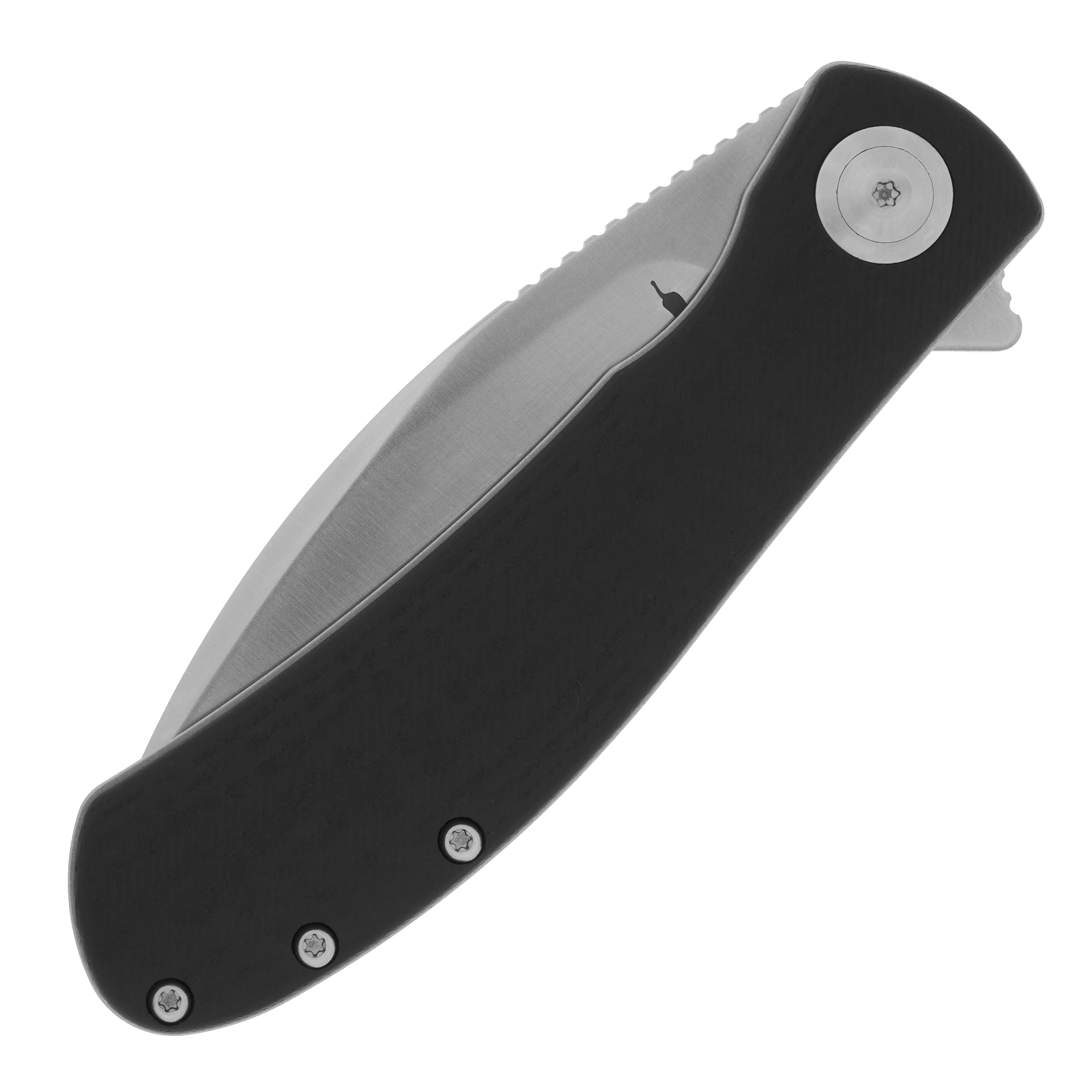 Складаний ніж Trollsky Knives Mandu EVO Satin MagnaCut/Black CarbonTex G10