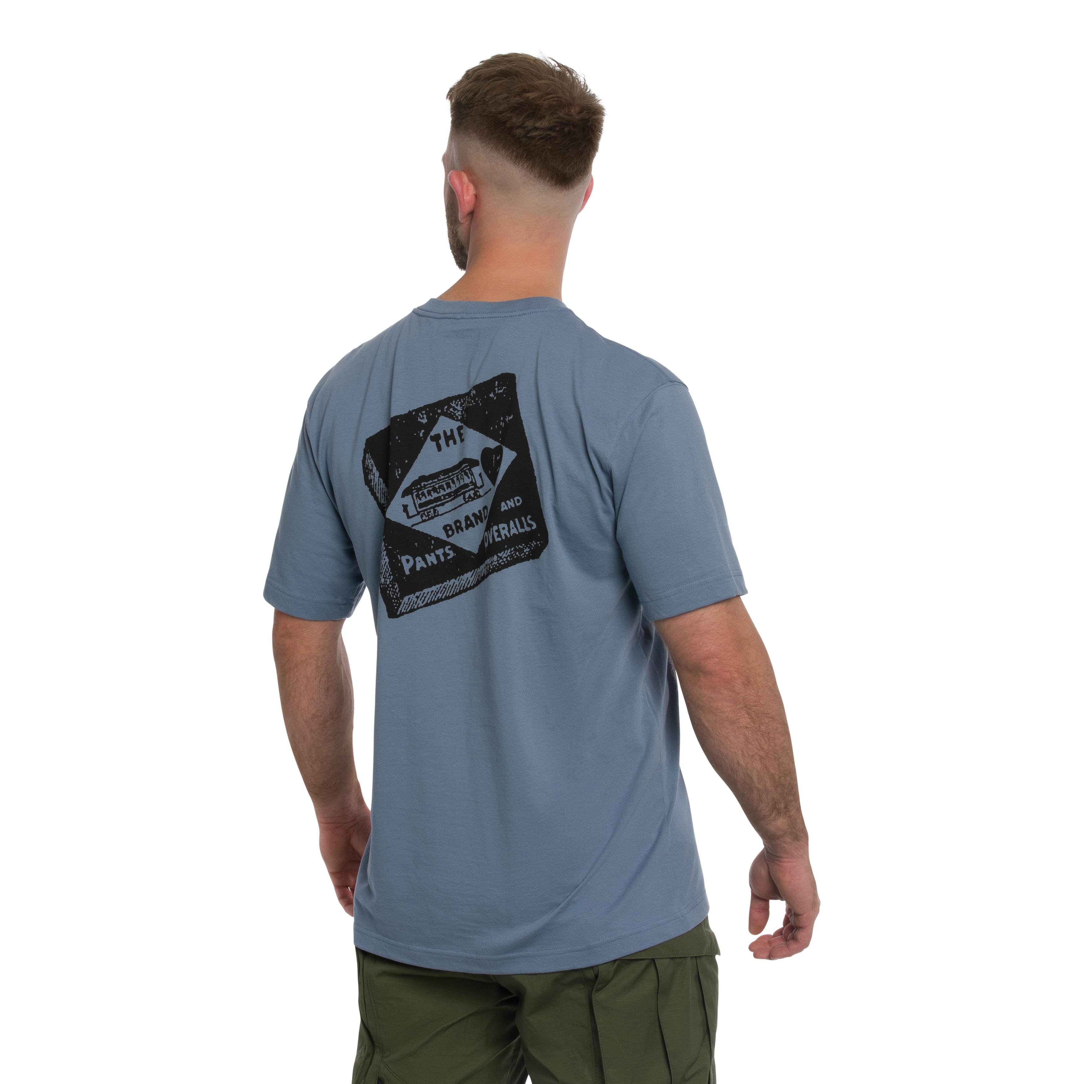 Футболка T-Shirt Carhartt Streetcar Graphic - Light Faded Navy