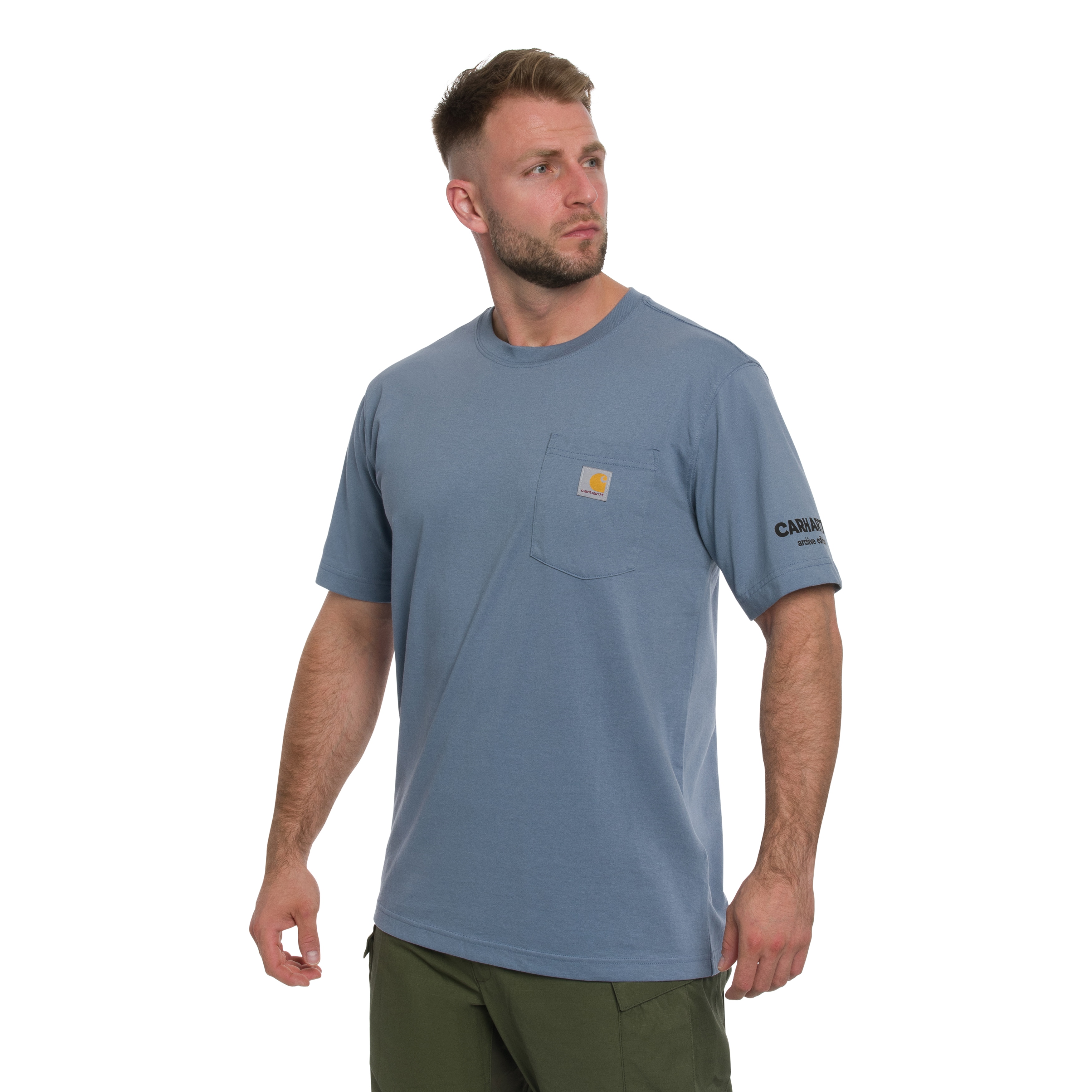 Футболка T-Shirt Carhartt Streetcar Graphic - Light Faded Navy