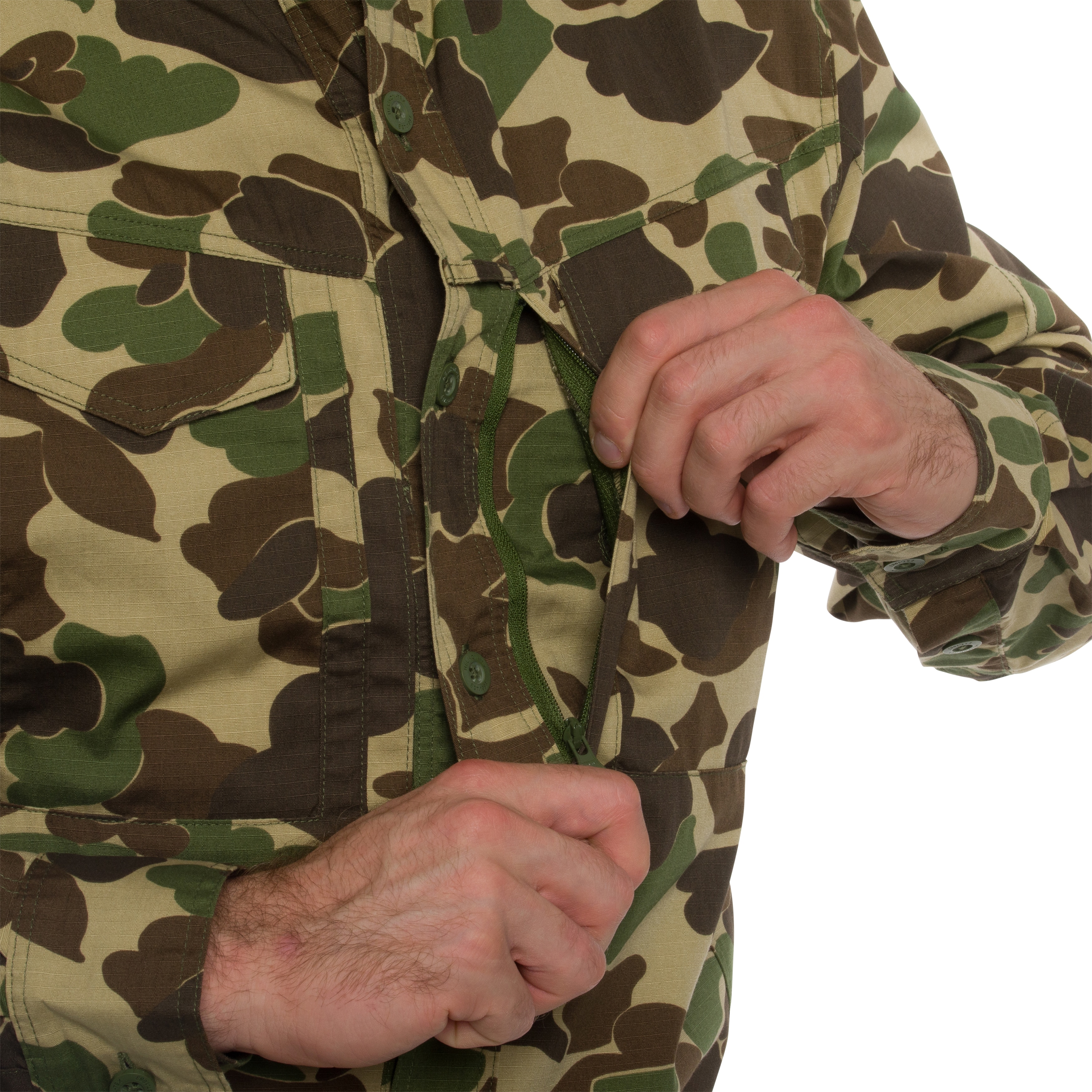 Koszula Helikon-Tex Defender Mk2 PolyCotton Ripstop Long Sleeve - Duck Hunter