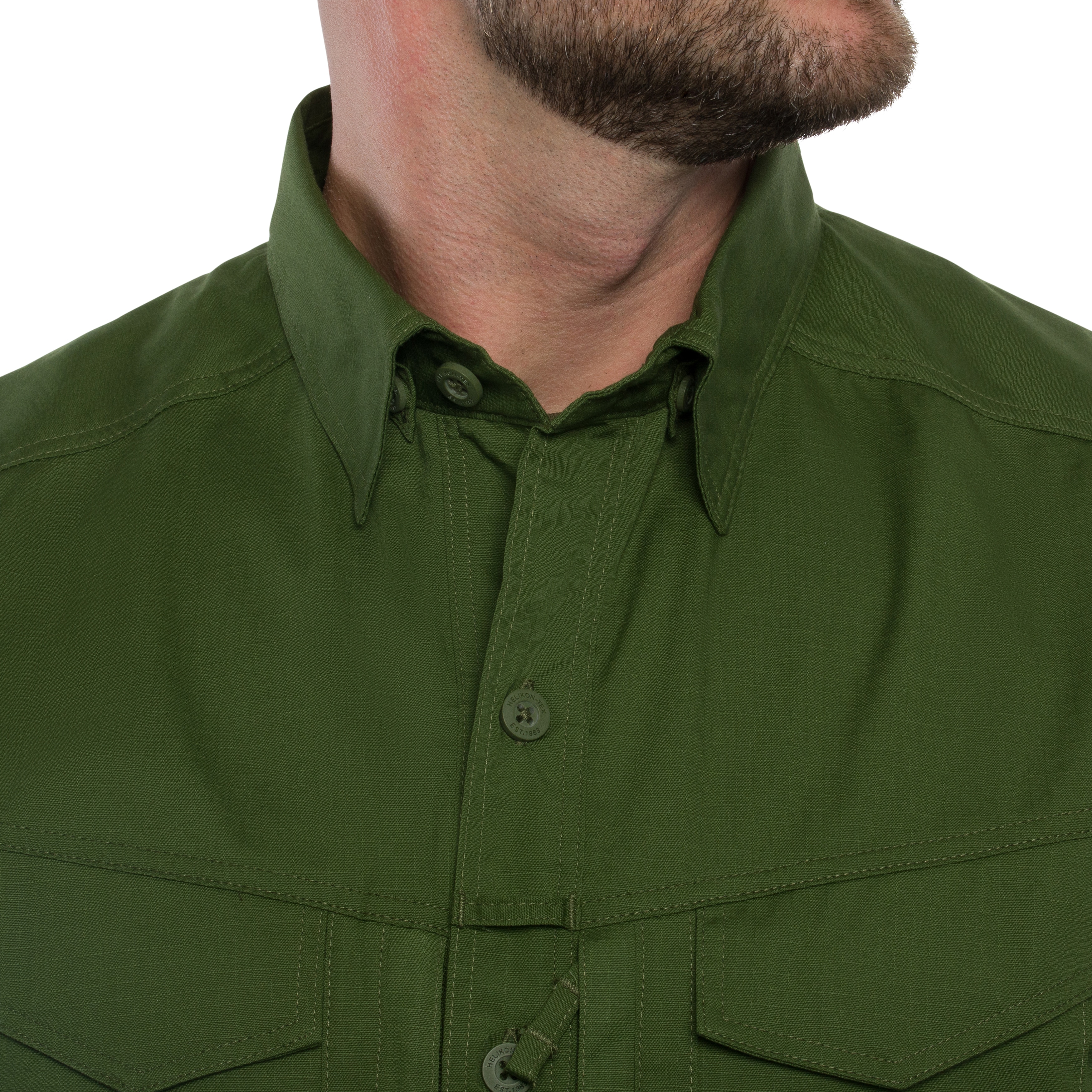 Сорочка Helikon-Tex Defender Mk2 PolyCotton Ripstop Long Sleeve - Pine Green