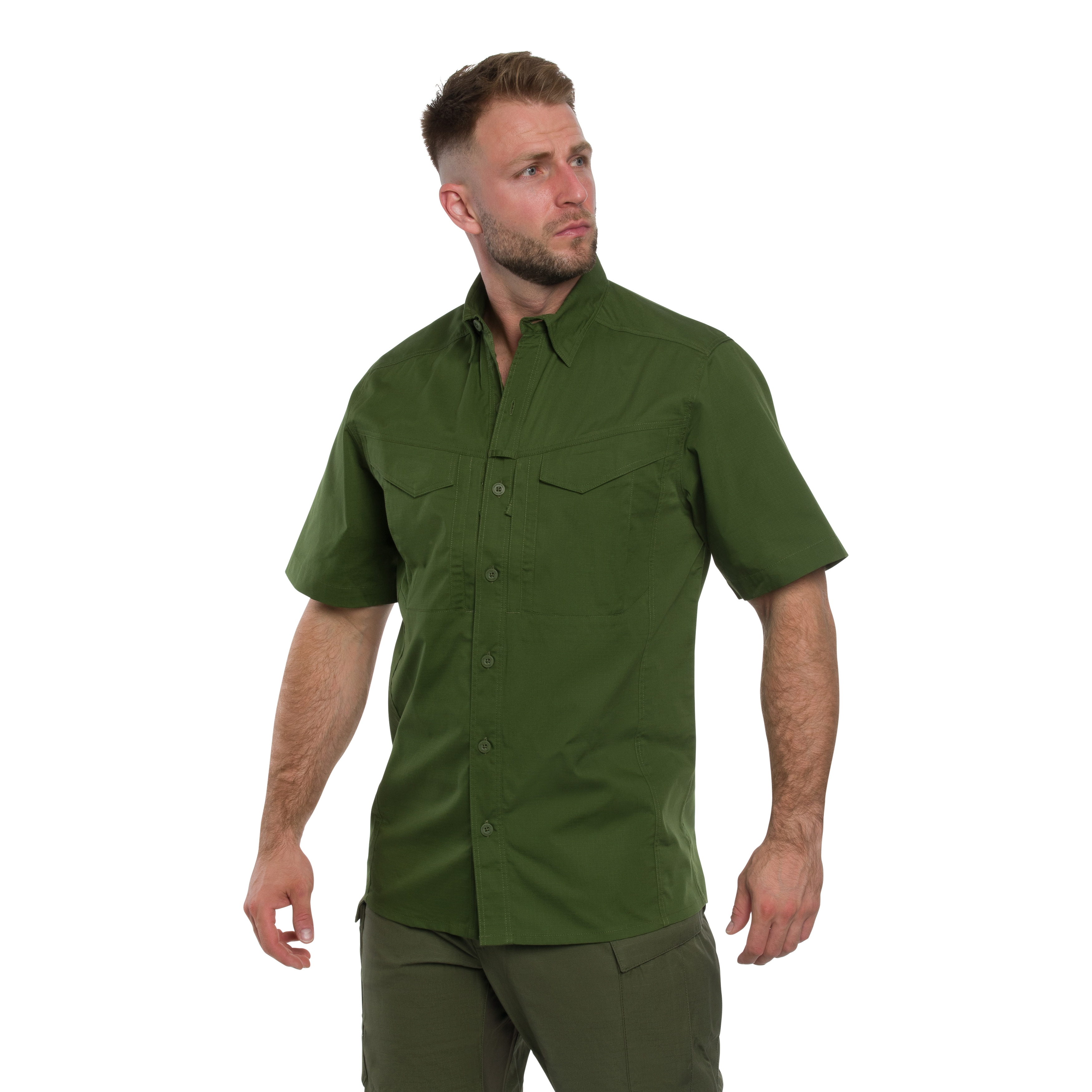 Сорочка Defender Mk2 PolyCotton Ripstop Short Sleeve - Pine Green