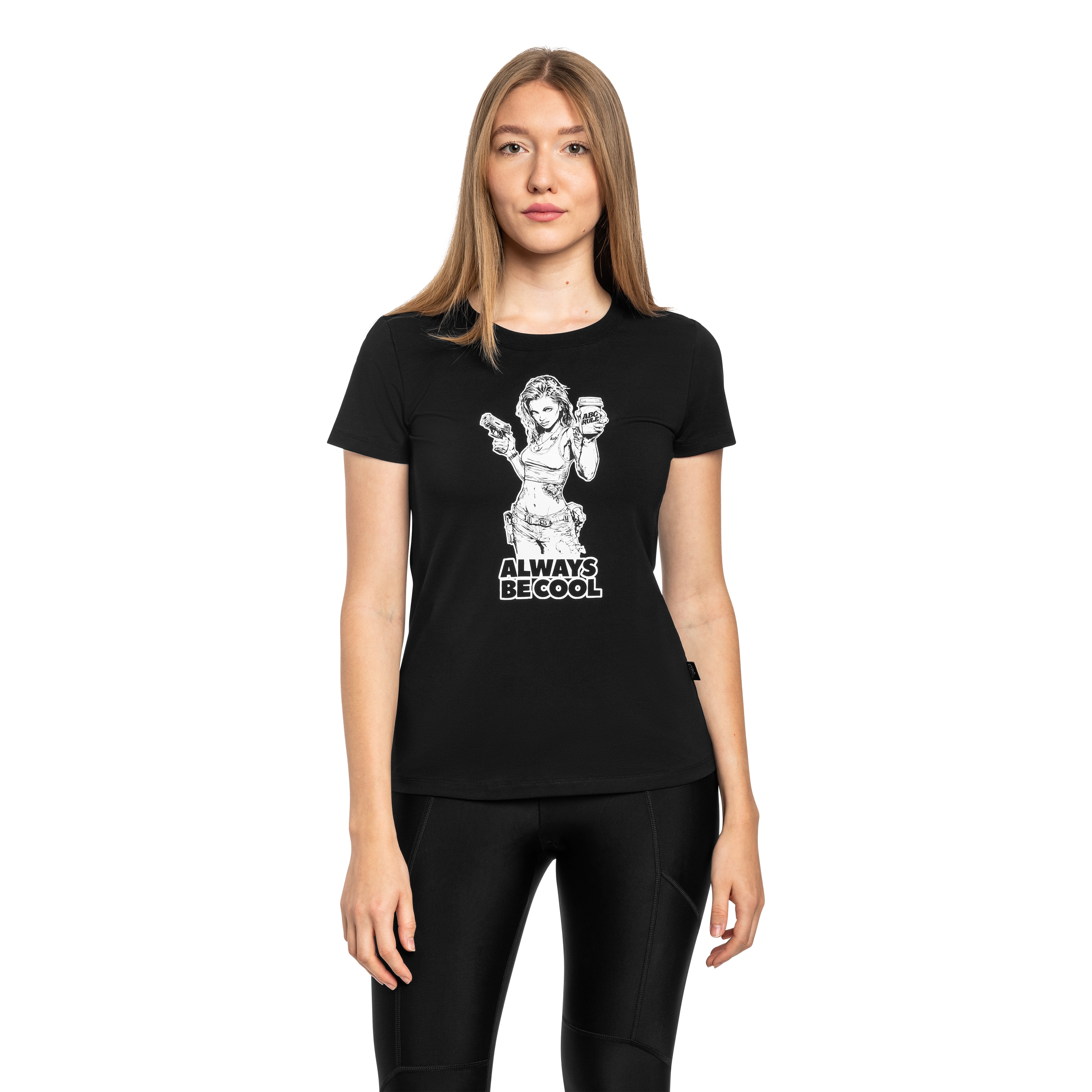Koszulka T-Shirt damska Helikon-Tex ABC Always Be Cool - Black
